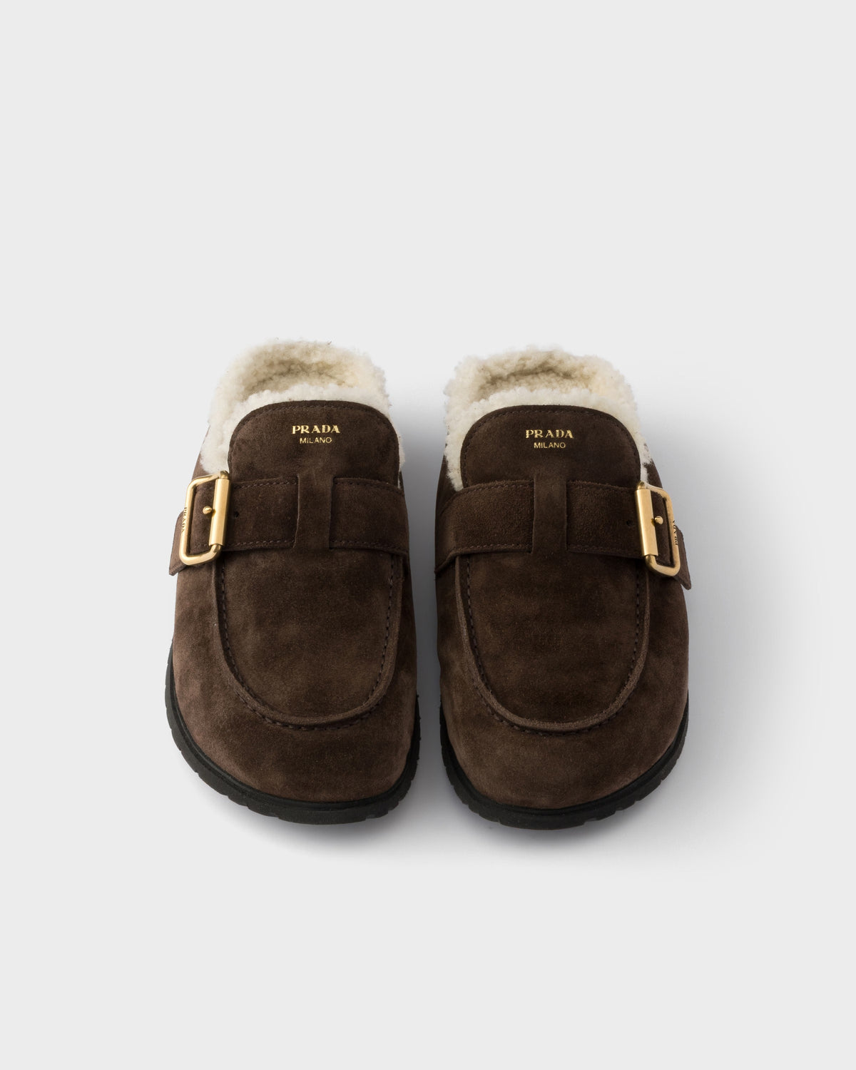 Suede Mules-PRADA-Verso