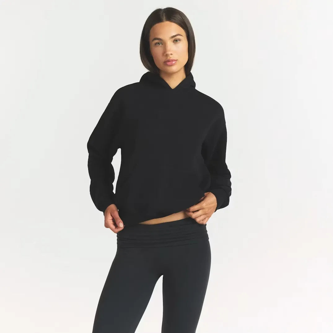 Cotton fleece classic pullover hoodie-SKIMS-Verso