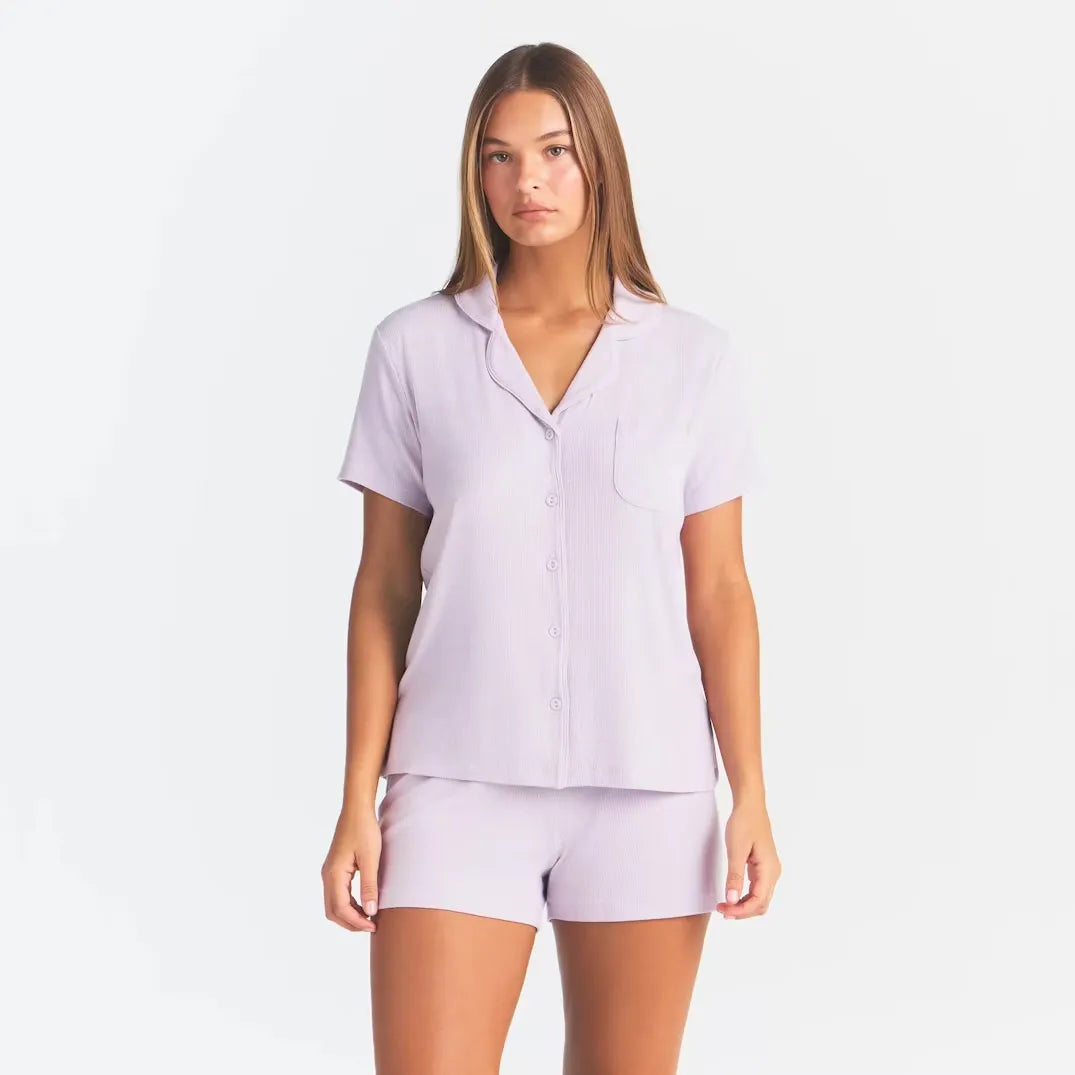 Soft lounge short sleep set-SKIMS-Verso