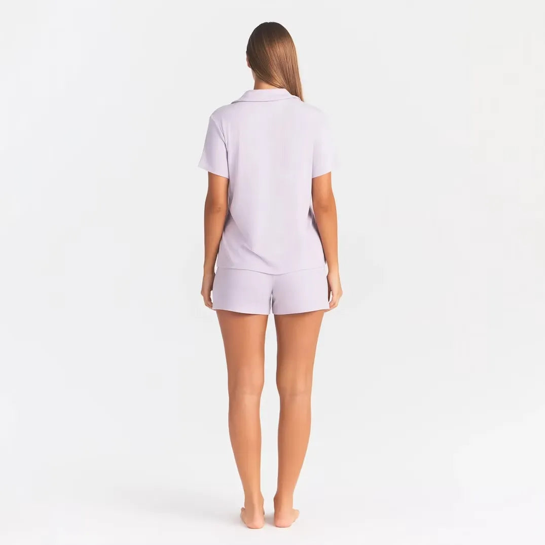 Soft lounge short sleep set-SKIMS-Verso