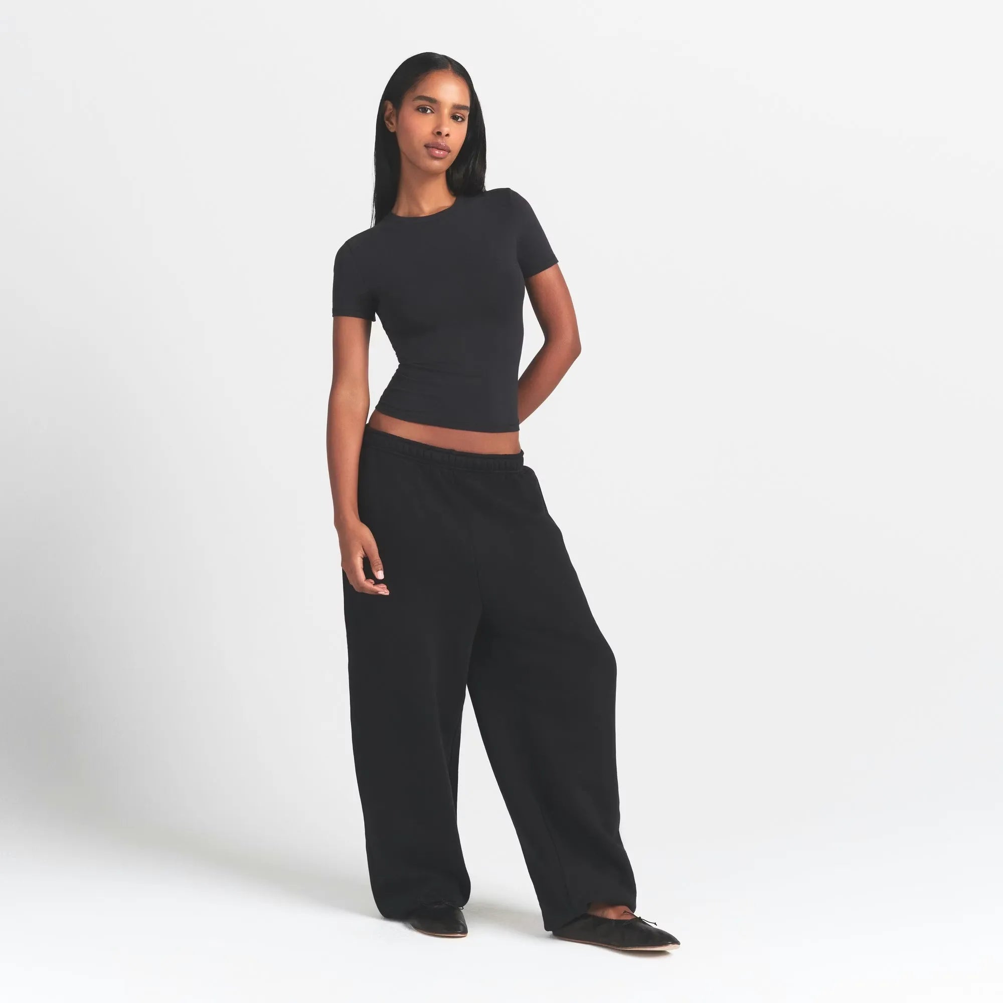 Cotton Jersey T-Shirt-SKIMS-Verso