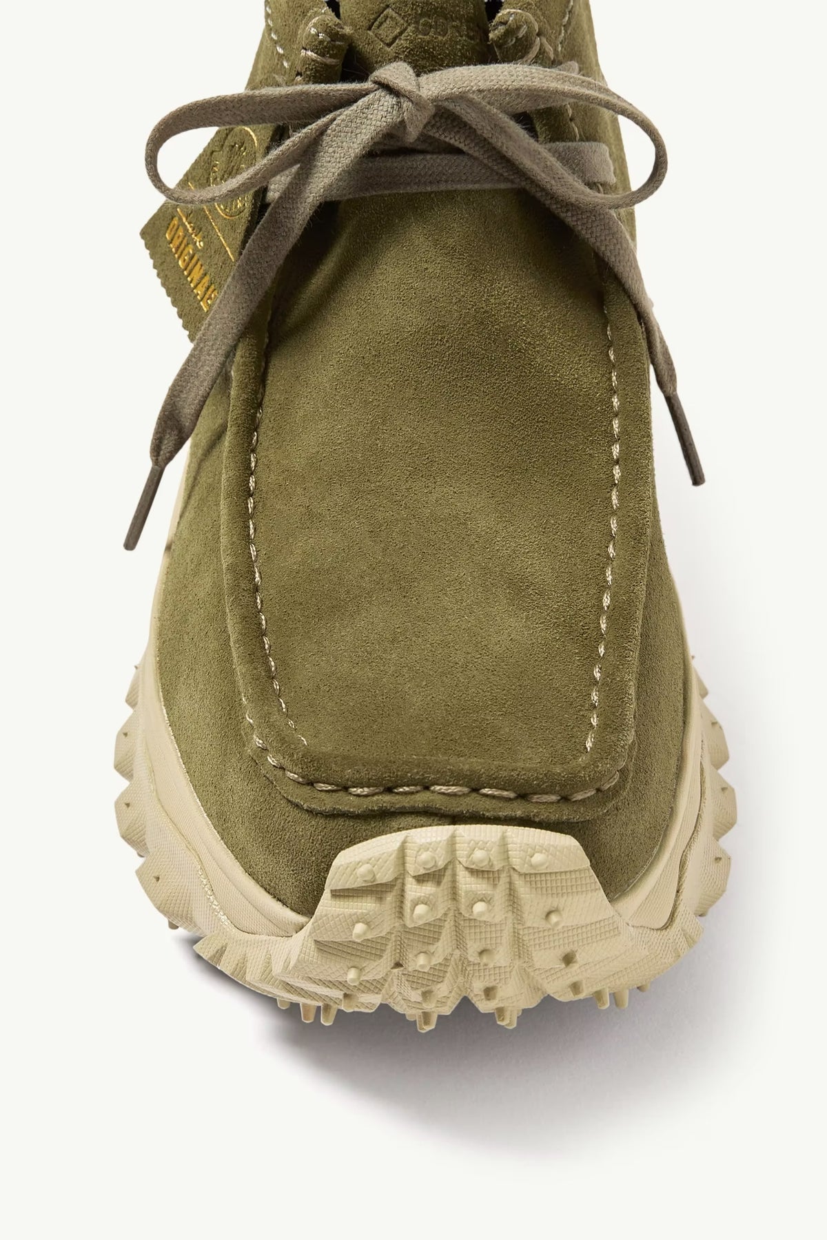 Moncler + Clarks Originals Trailgrip Wallabee GTX Suede Boots-MONCLER-Verso