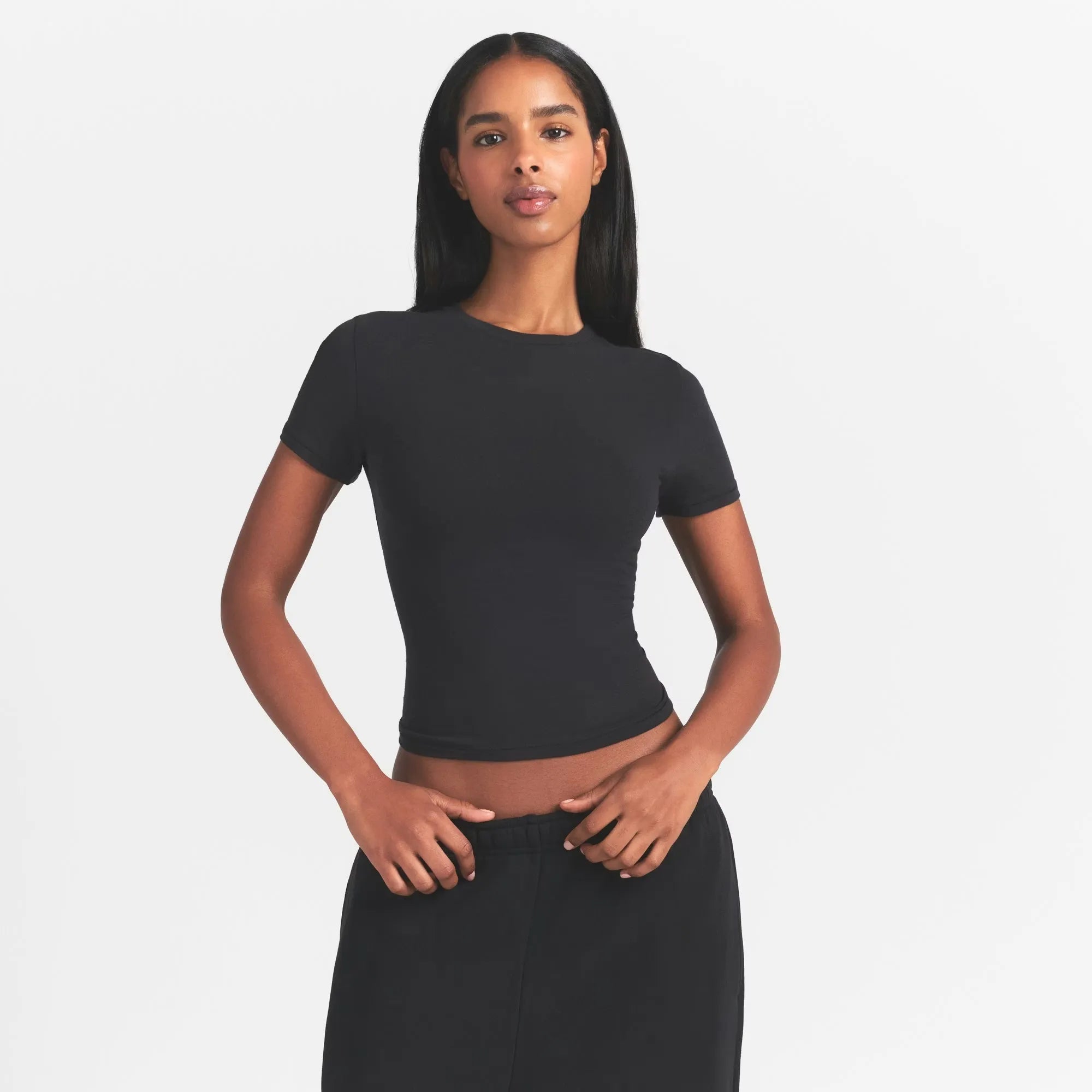 Cotton Jersey T-Shirt-SKIMS-Verso