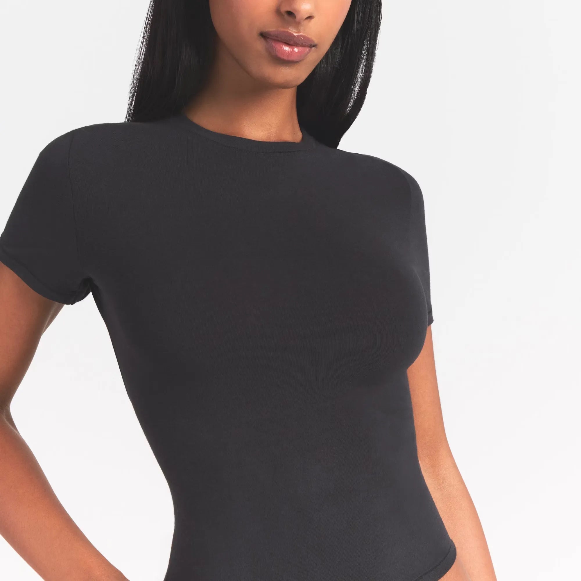 Cotton Jersey T-Shirt-SKIMS-Verso