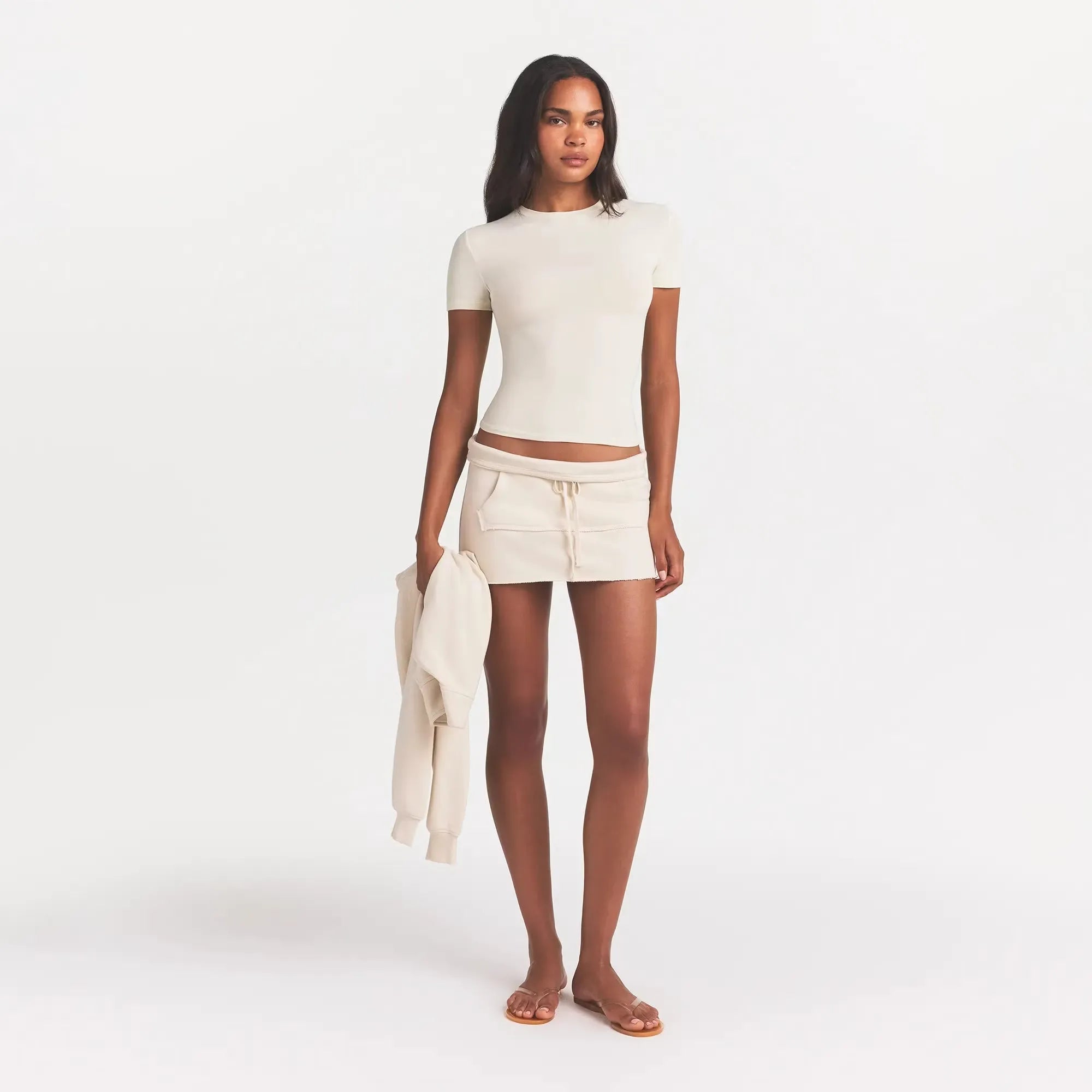 Cotton jersey t-shirt-SKIMS-Verso