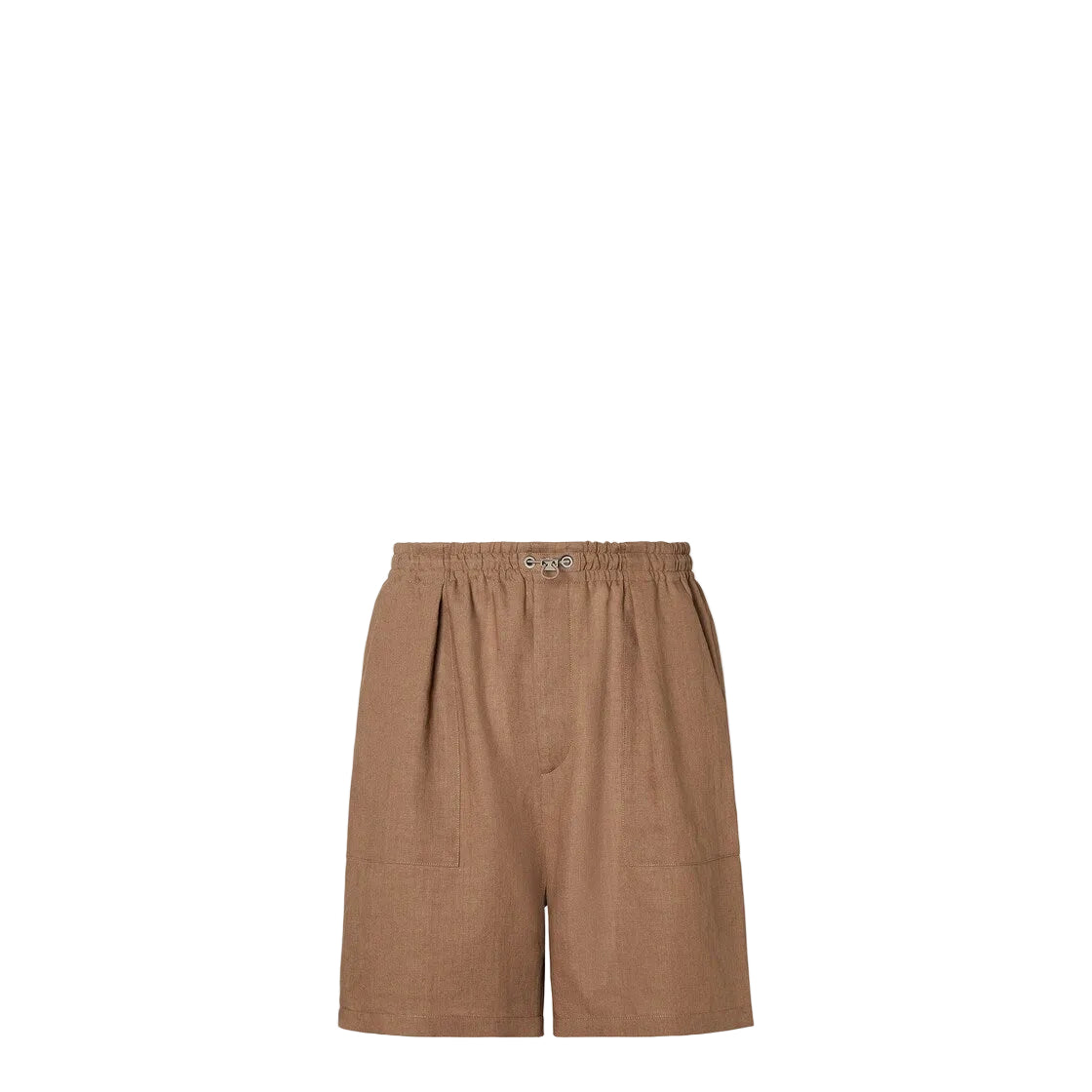 Light brown linen shorts