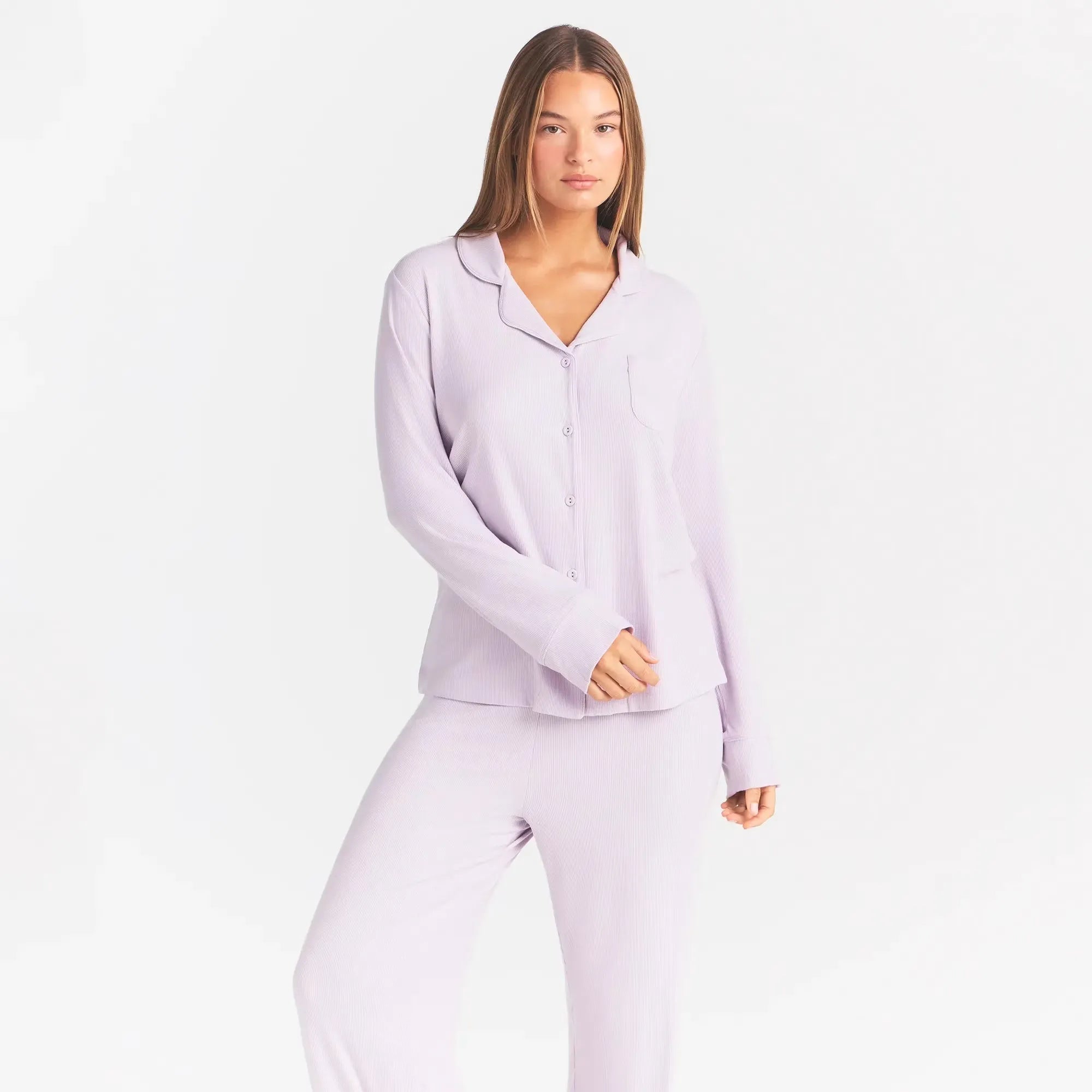 Soft lounge rib sleep set-SKIMS-Verso