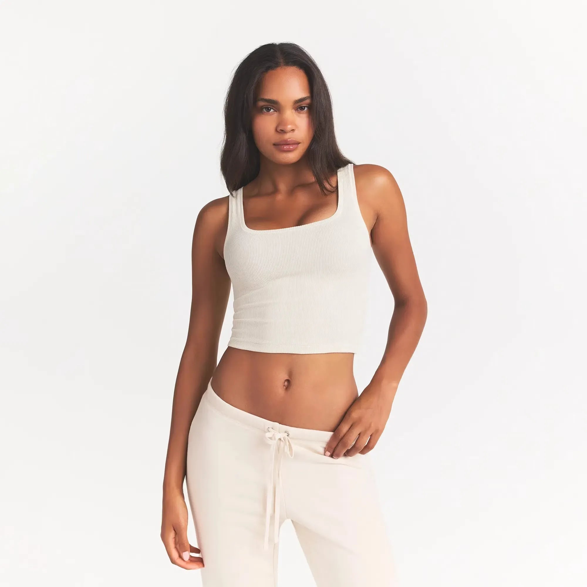 Cotton rib tank-SKIMS-Verso