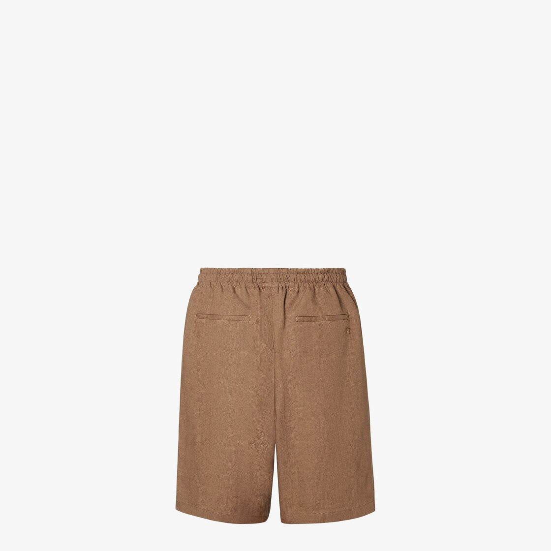 Light brown linen shorts