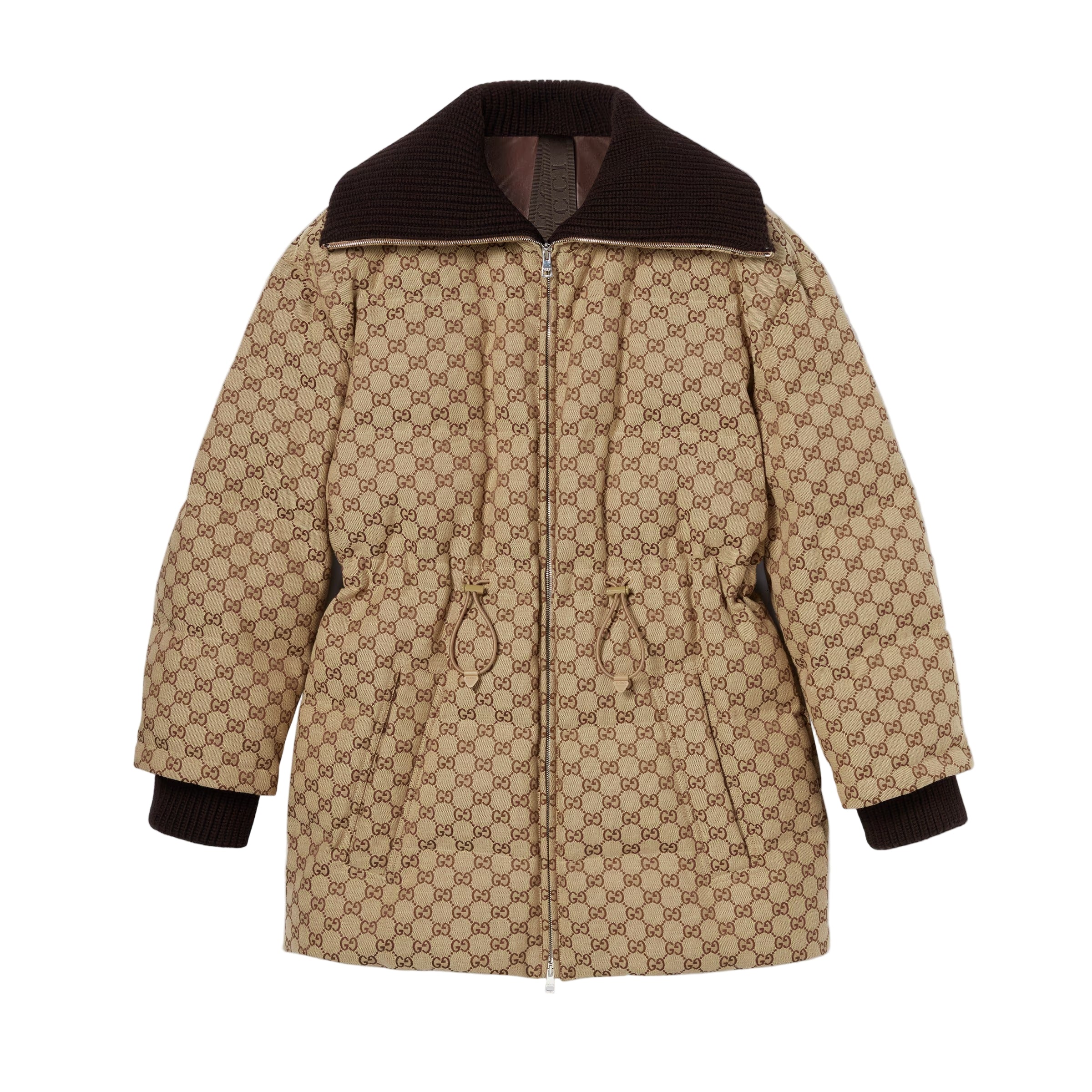Gg canvas puffer jacket