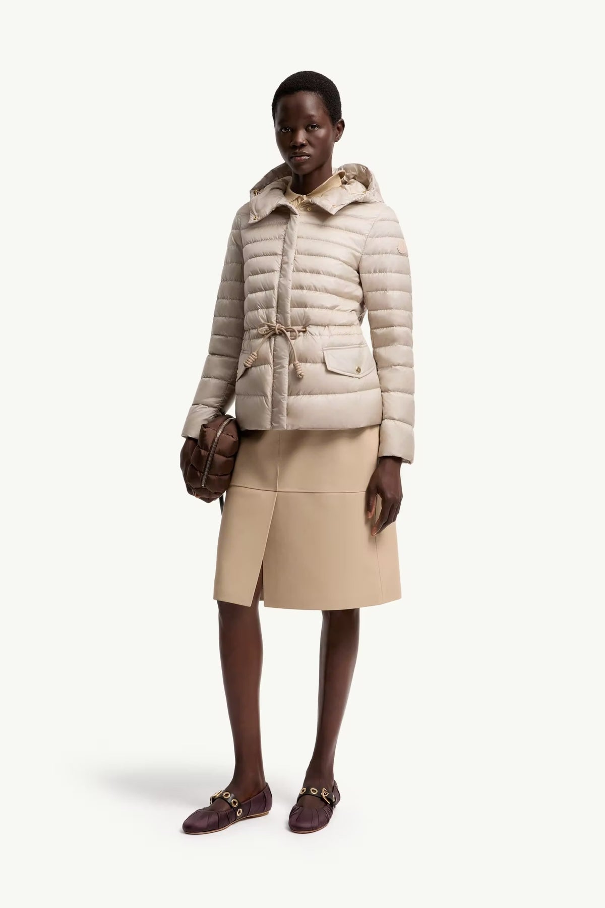 Raies Hooded Short Down Jacket