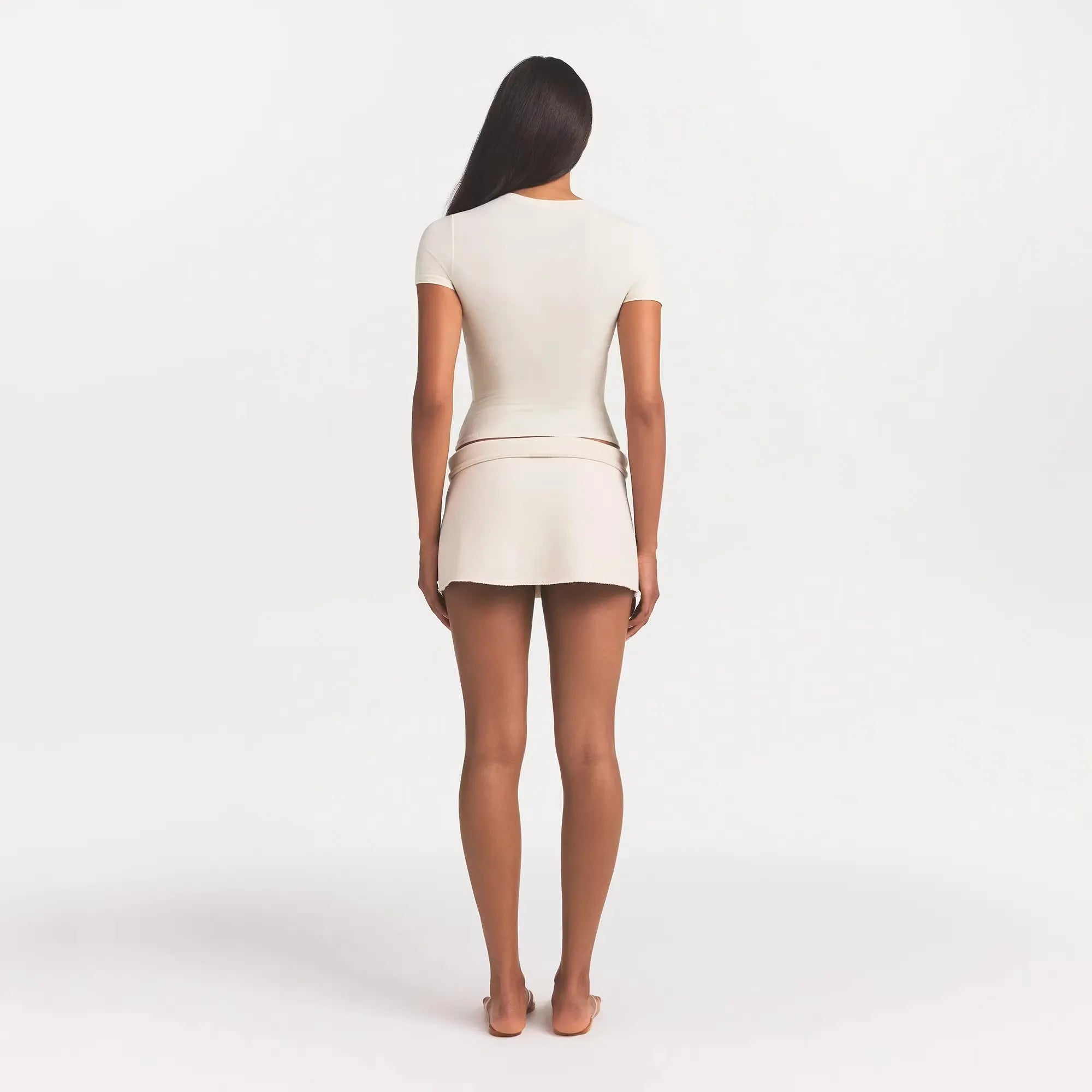 Cotton jersey t-shirt-SKIMS-Verso