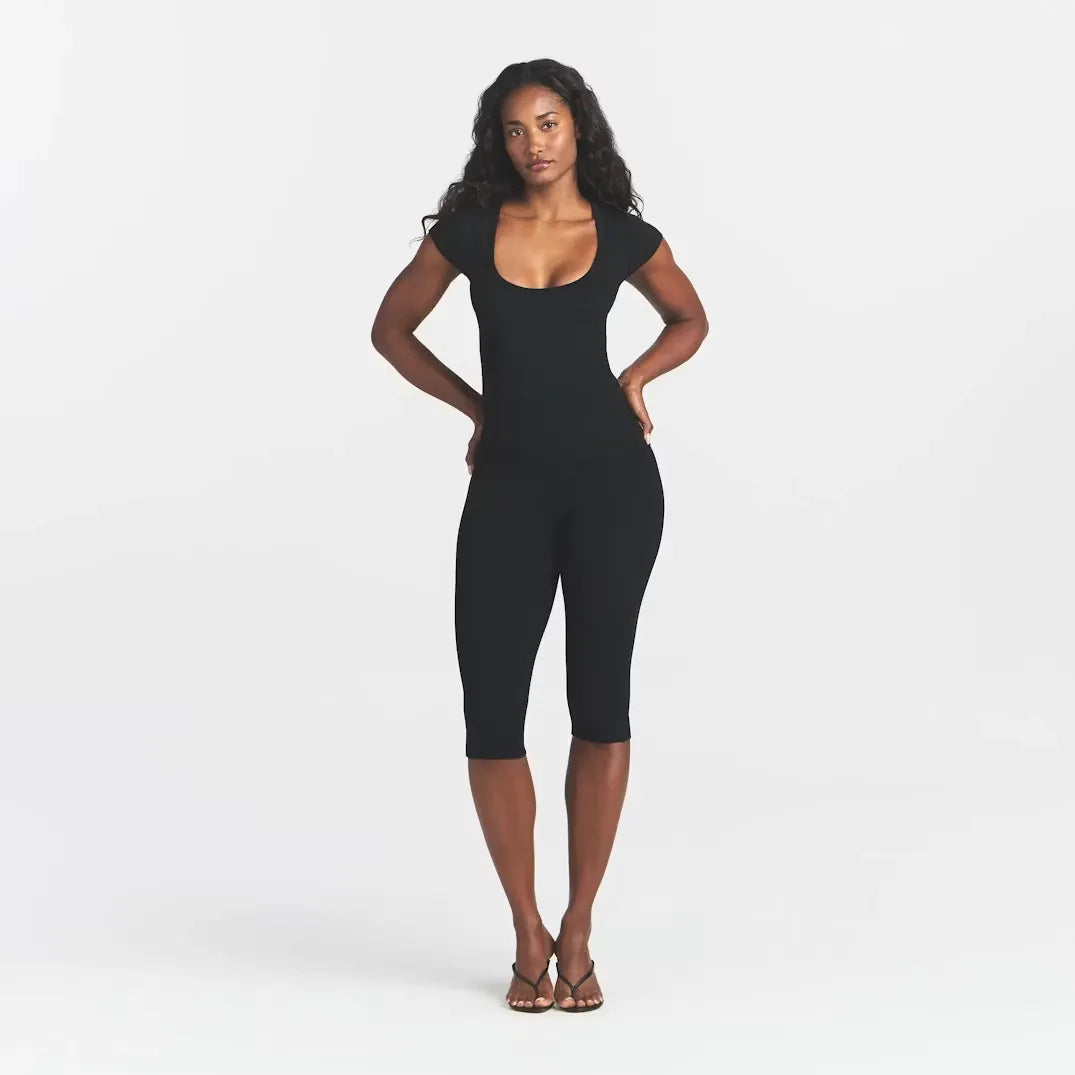 Refined knit high waist capri-SKIMS-Verso
