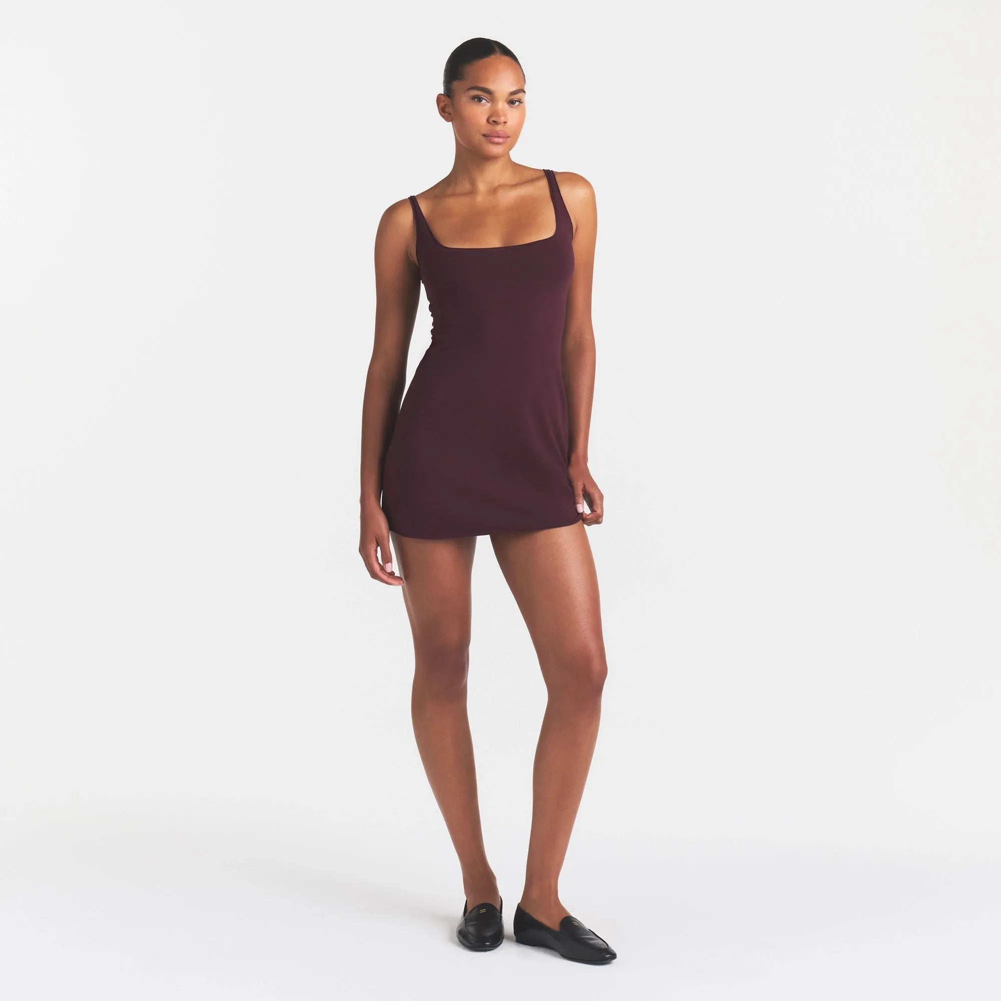 Cotton jersey mini dress-SKIMS-Verso