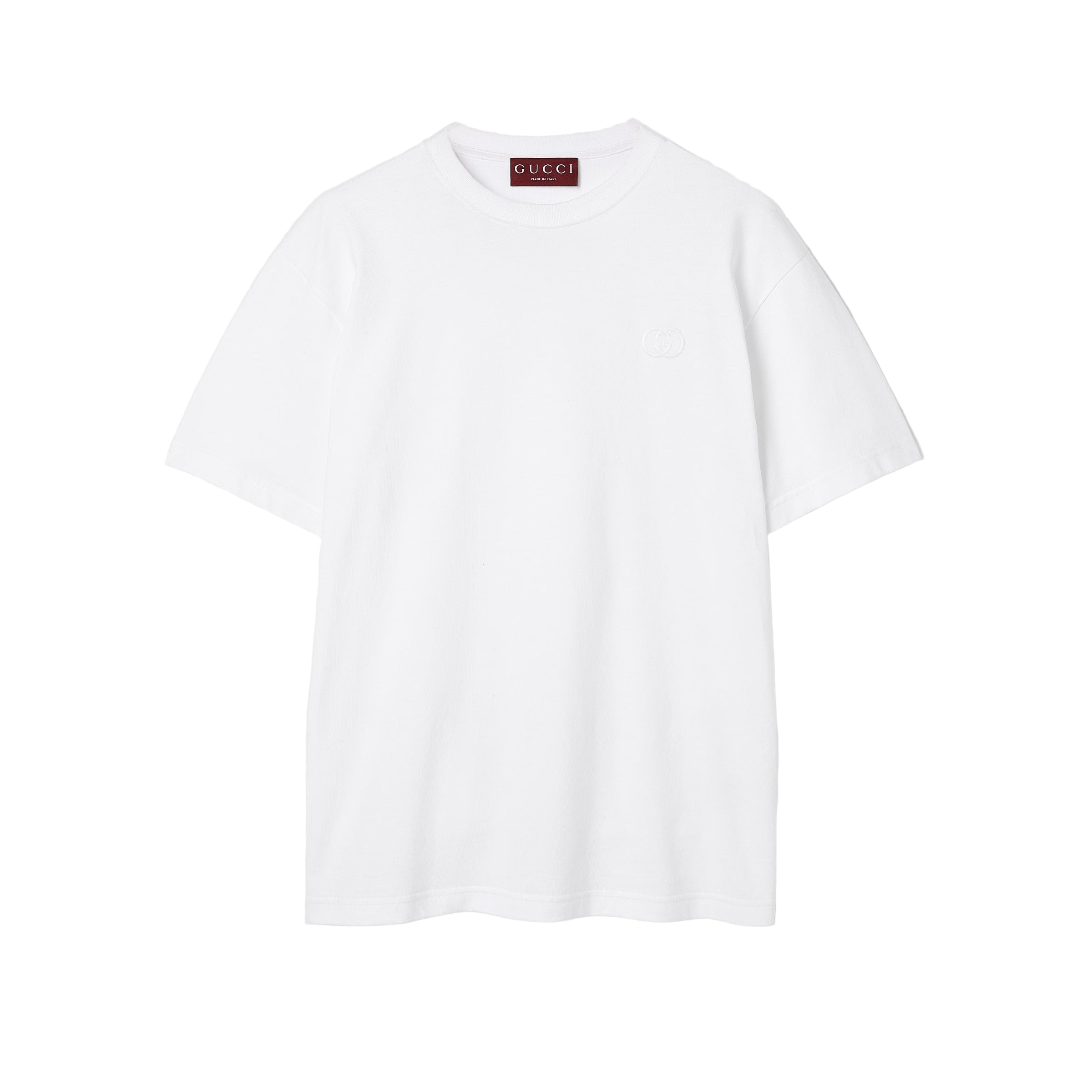 Cotton jersey t-shirt with embroidery