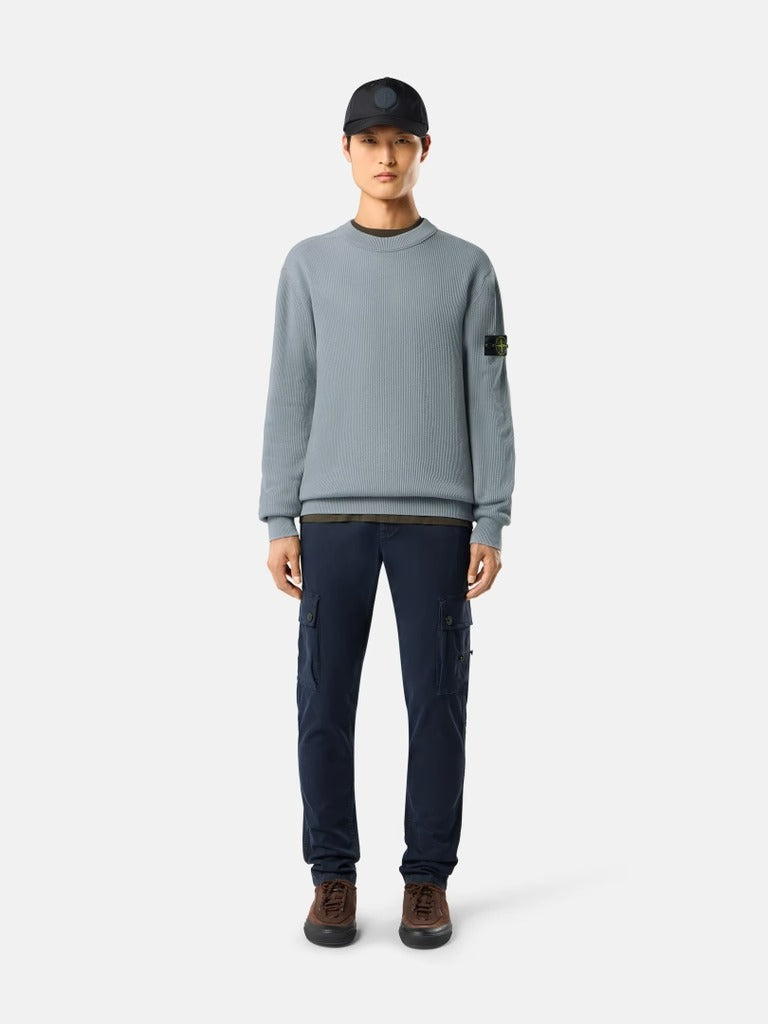 Regular-fit crewneck jumper-STONE ISLAND-Verso