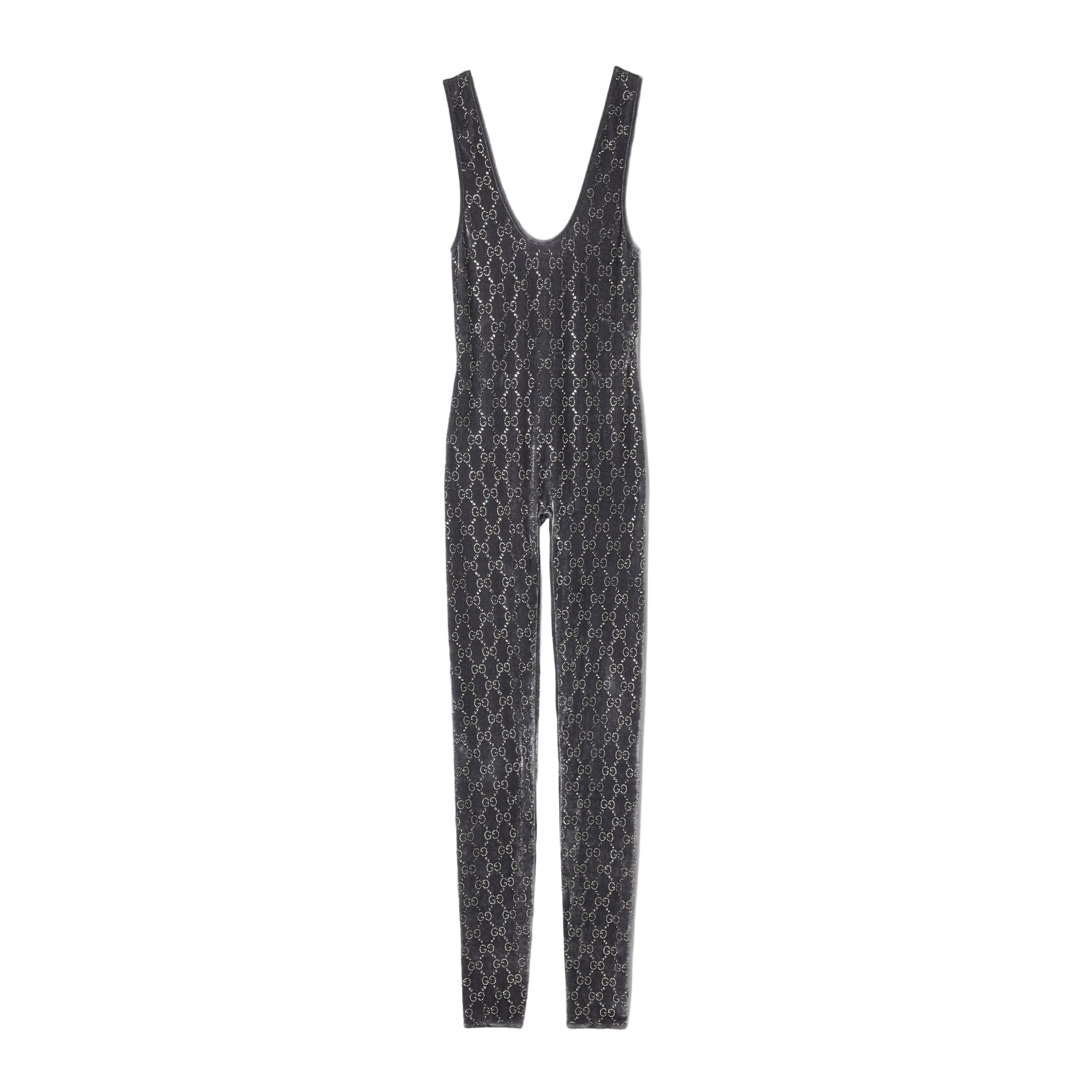 Gg crystal embroidered jumpsuit