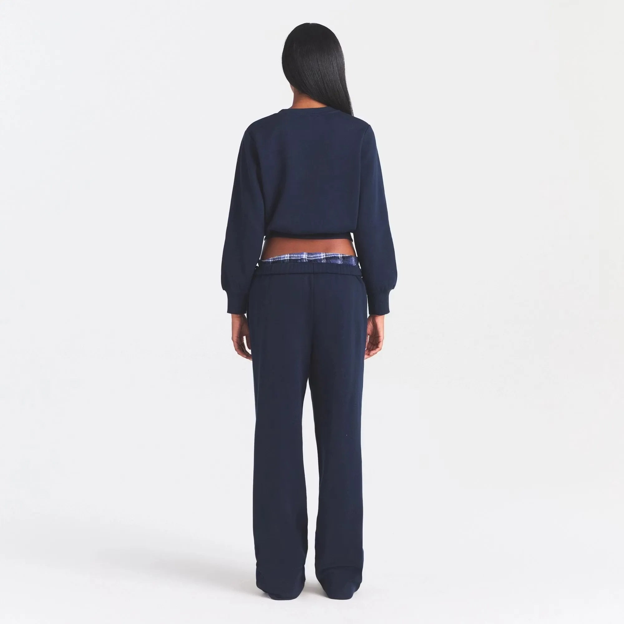 Cotton fleece classic straight leg pant-SKIMS-Verso