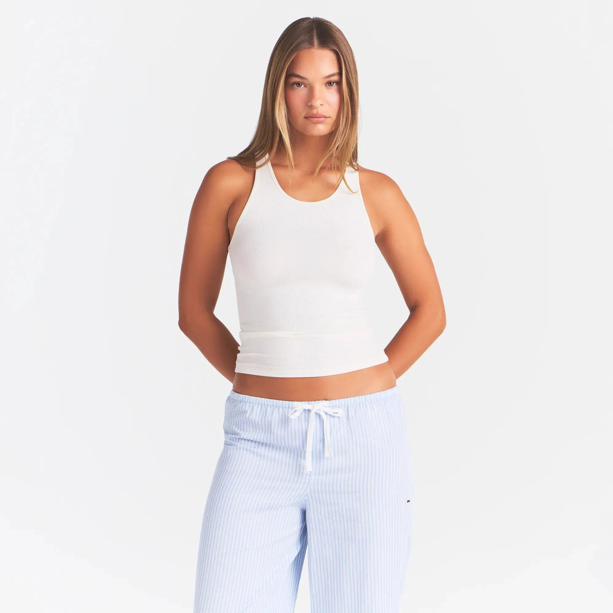 Boyfriend rib tank-SKIMS-Verso