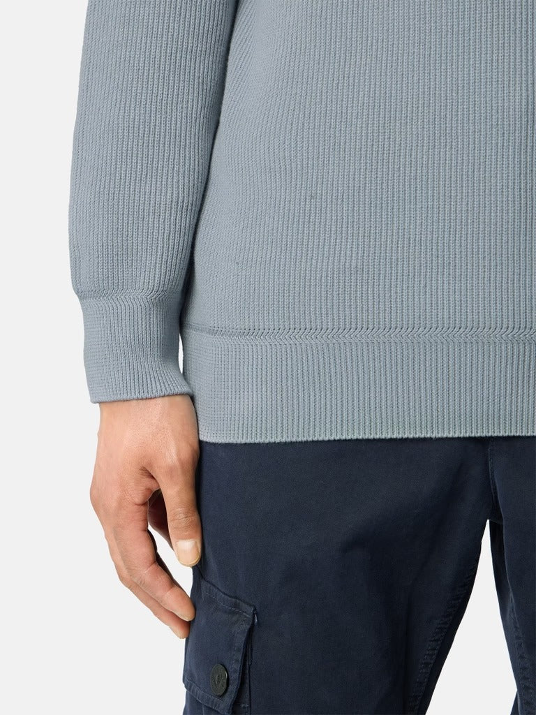 Regular-fit crewneck jumper-STONE ISLAND-Verso