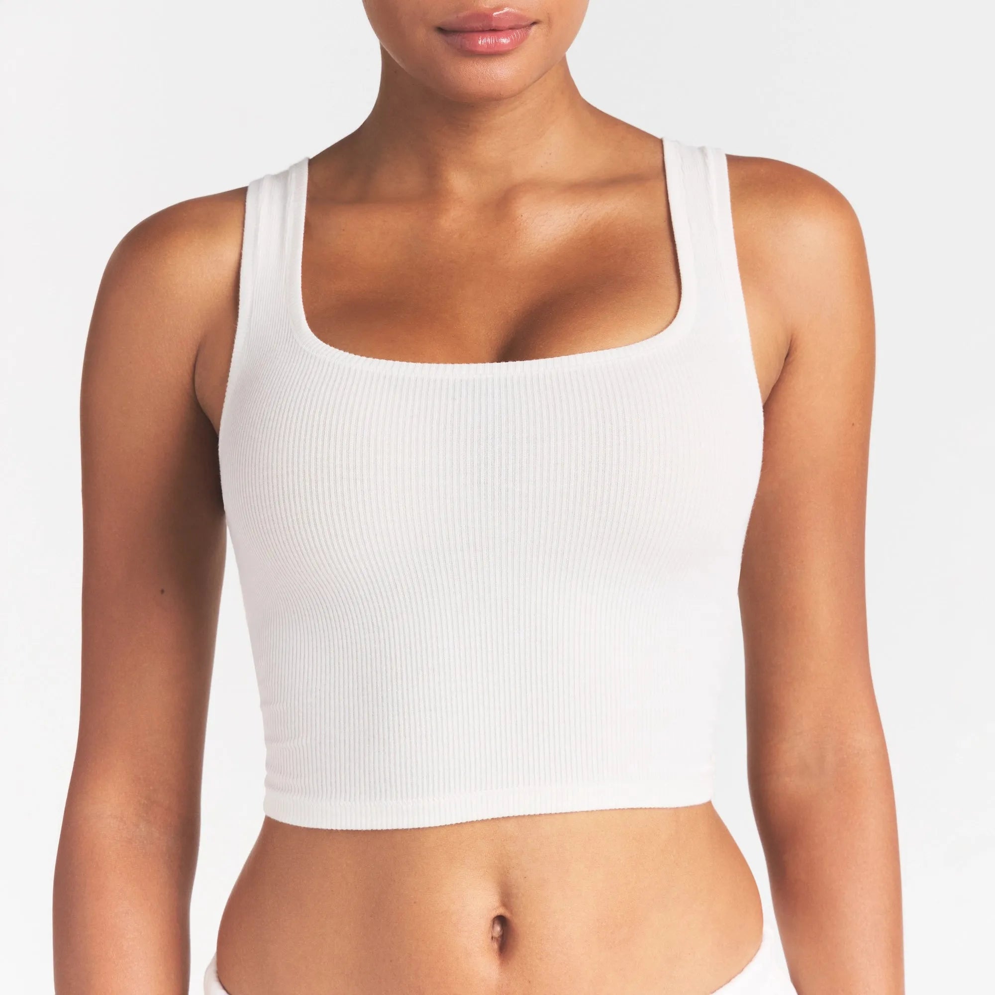 Cotton rib tank-SKIMS-Verso