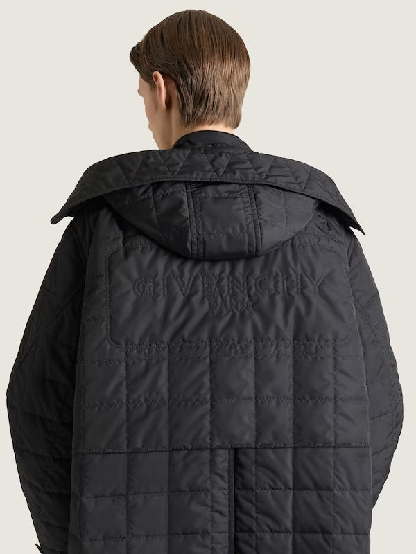 Couture Seam Quilted Parka with Givenchy Paris-GIVENCHY-Verso