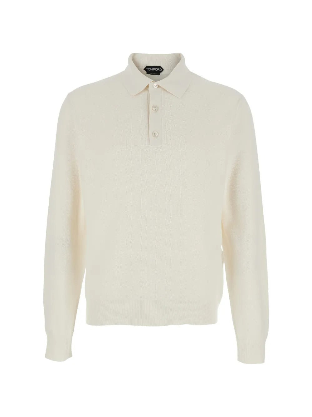 Buttoned Silk Polo Shirt