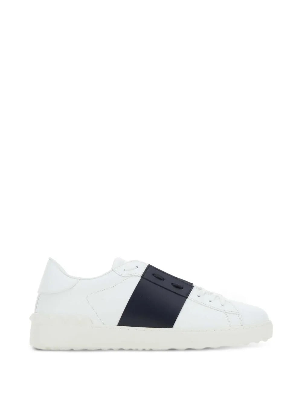 Leather band open sneakers-VALENTINO-Verso