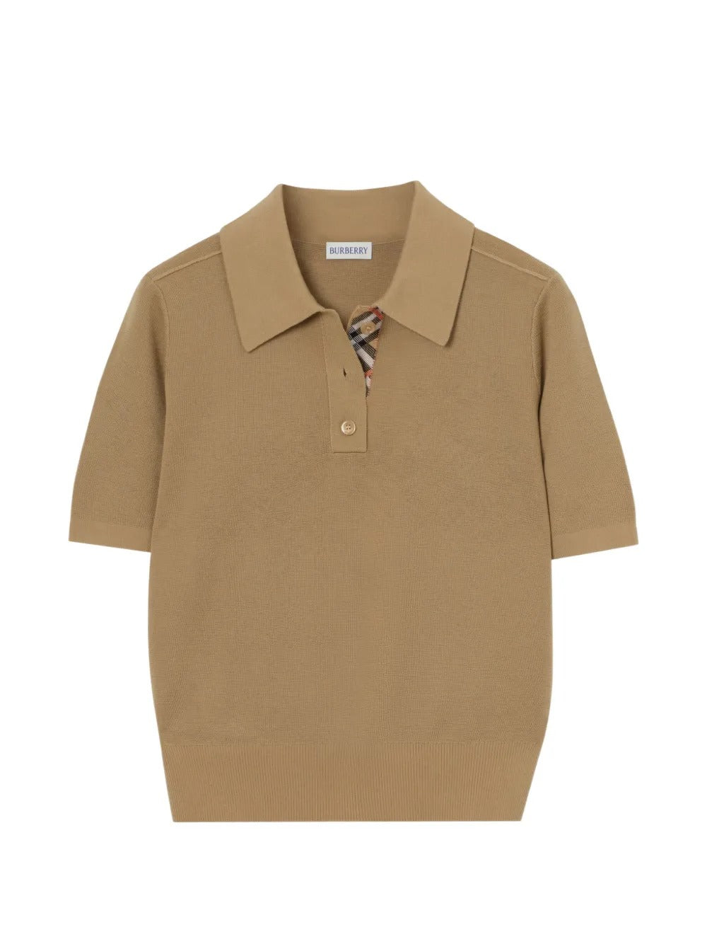 Wool polo shirt
