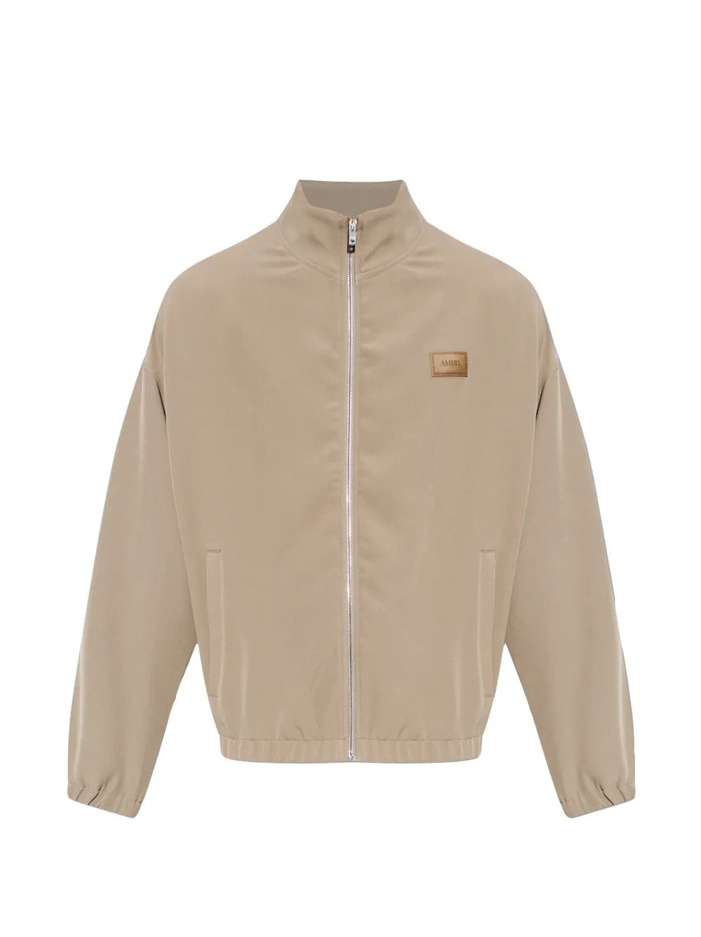 Logo-patch zip-up bomber jacket-AMIRI-Verso