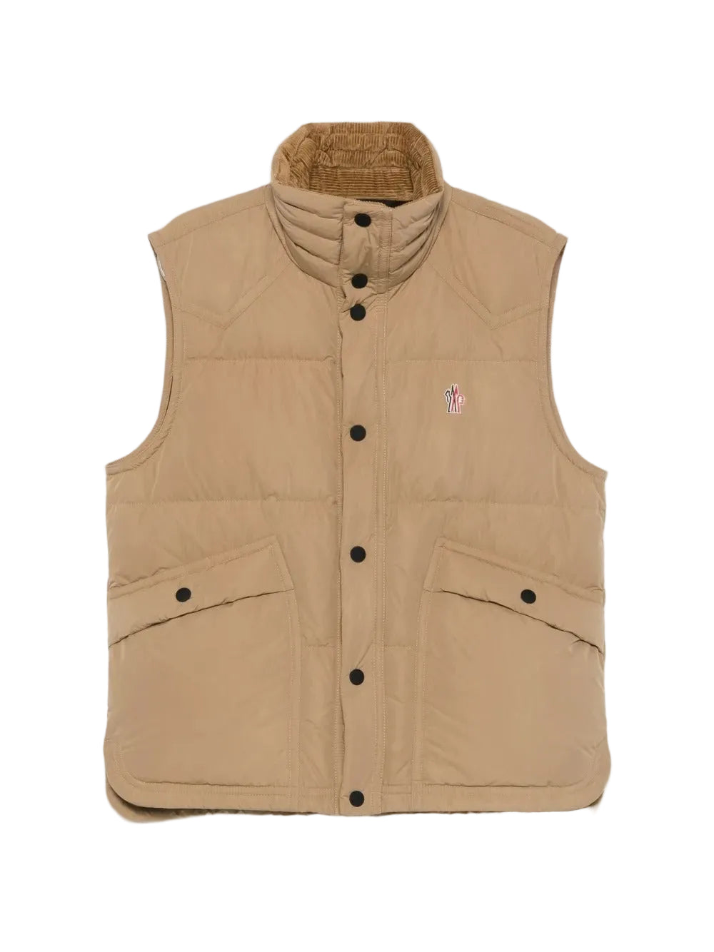 Grenoble evans quilted high-neck gilet