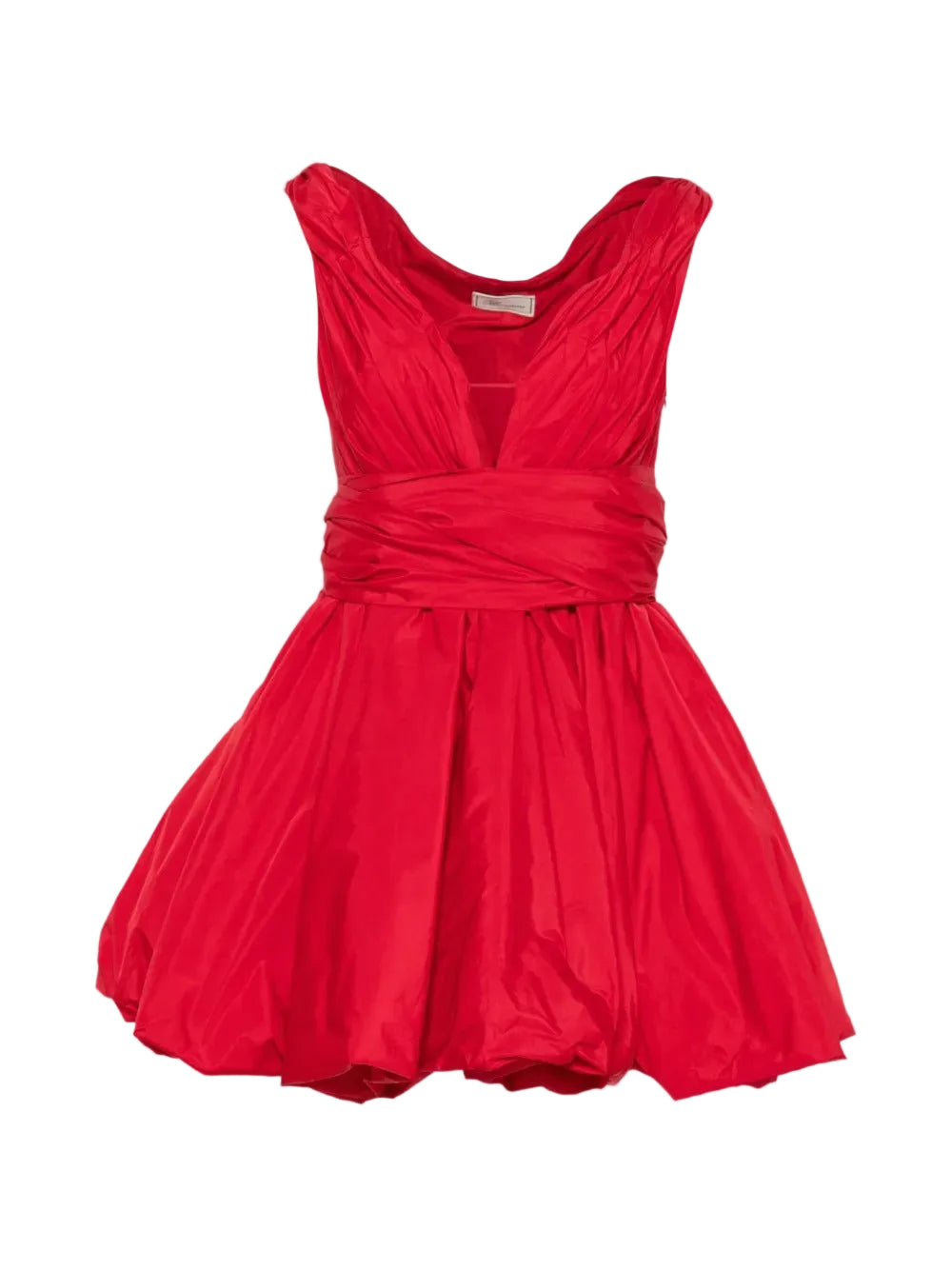 Bow-detail ruched mini dress-BLUMARINE-Verso