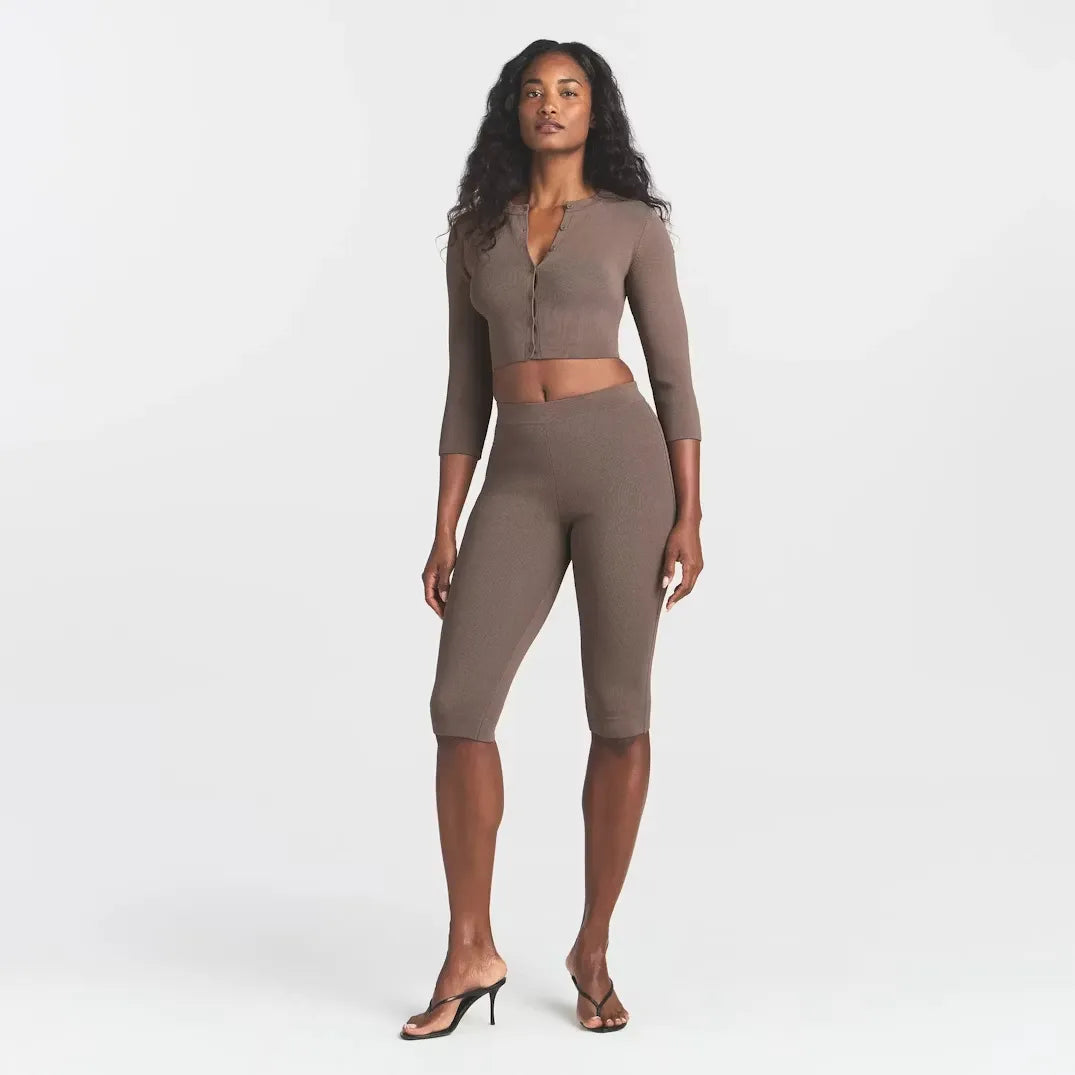 Refined knit high waist capri-SKIMS-Verso