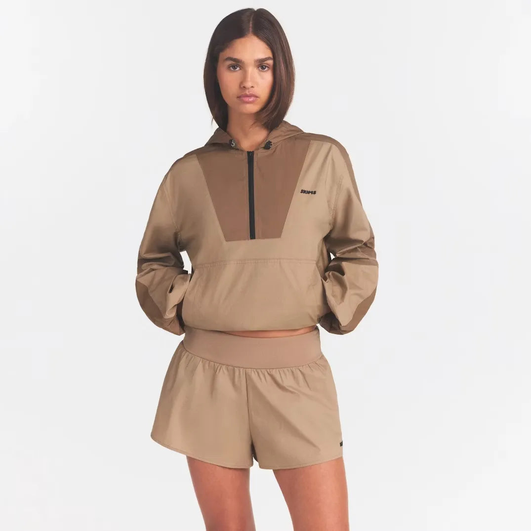 Woven cotton flutter short-SKIMS-Verso