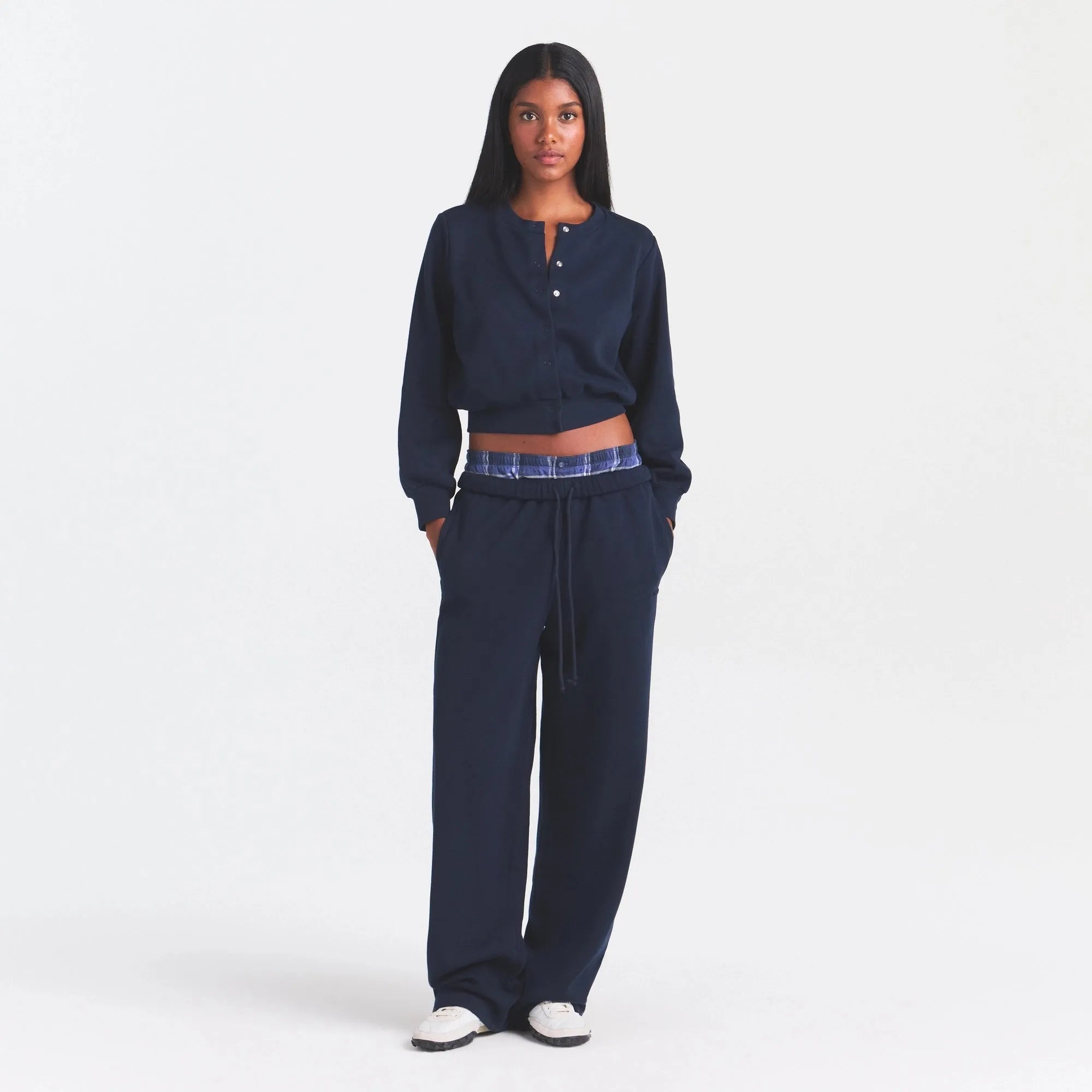 Cotton fleece classic straight leg pant-SKIMS-Verso
