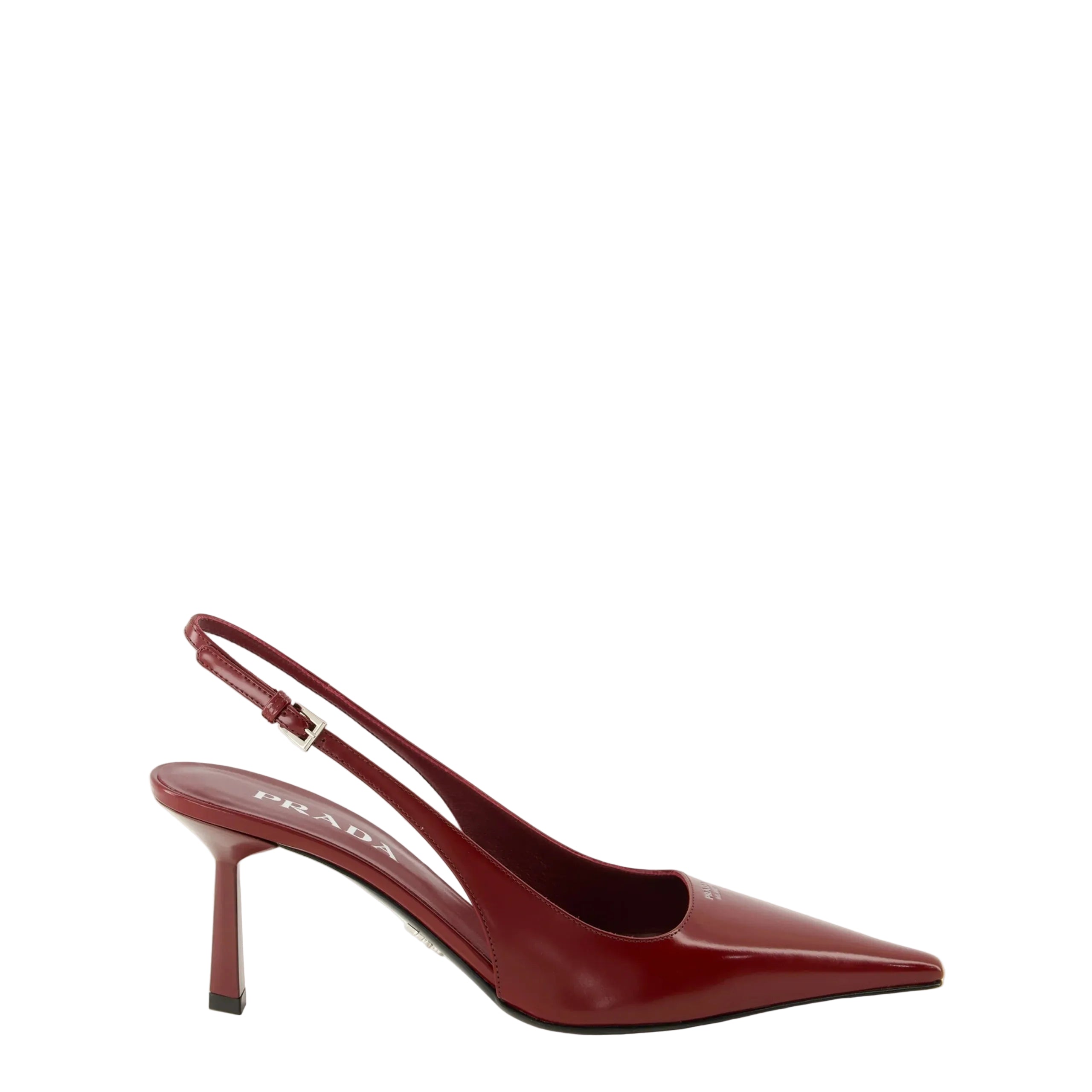 Red patent leather heels