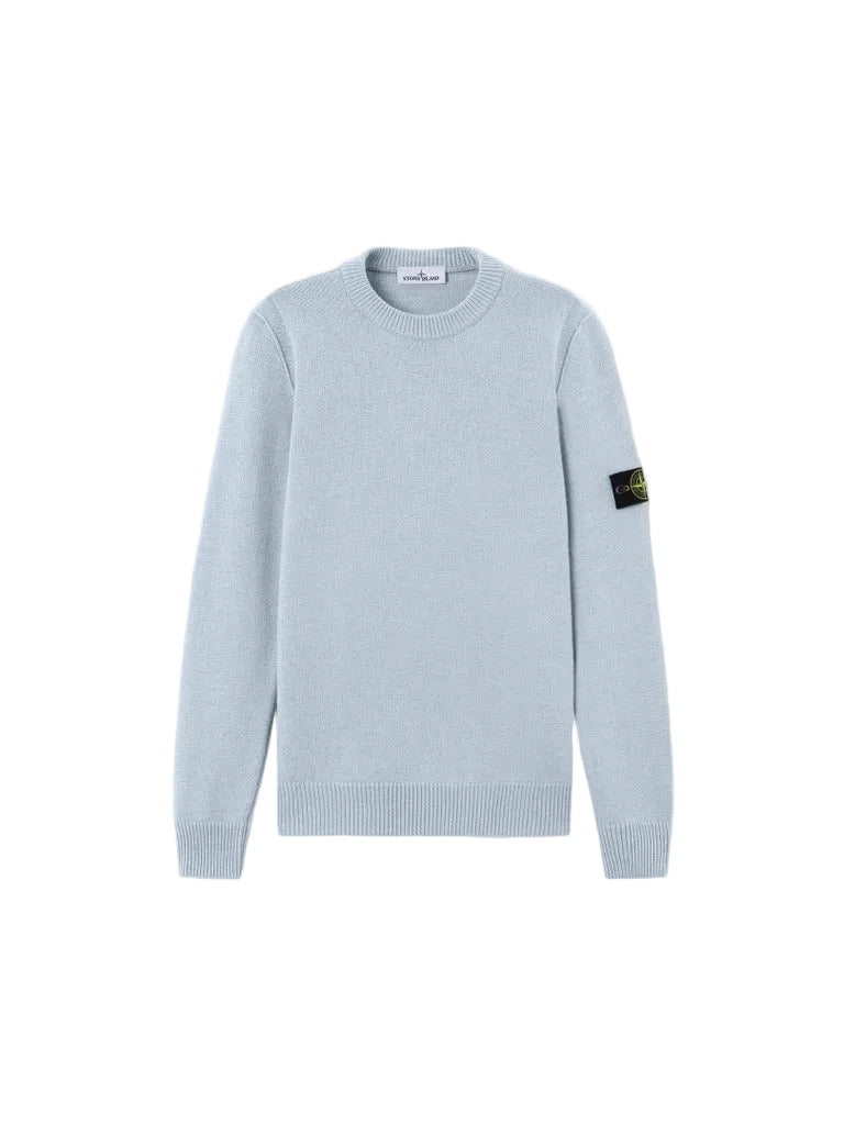Regular-fit crewneck jumper with ribbed trims