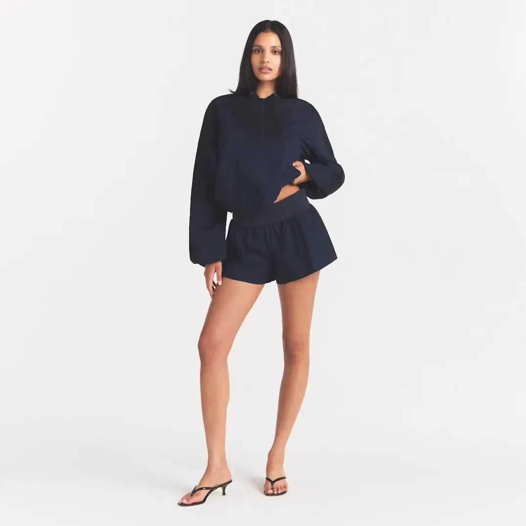 Woven cotton flutter short-SKIMS-Verso