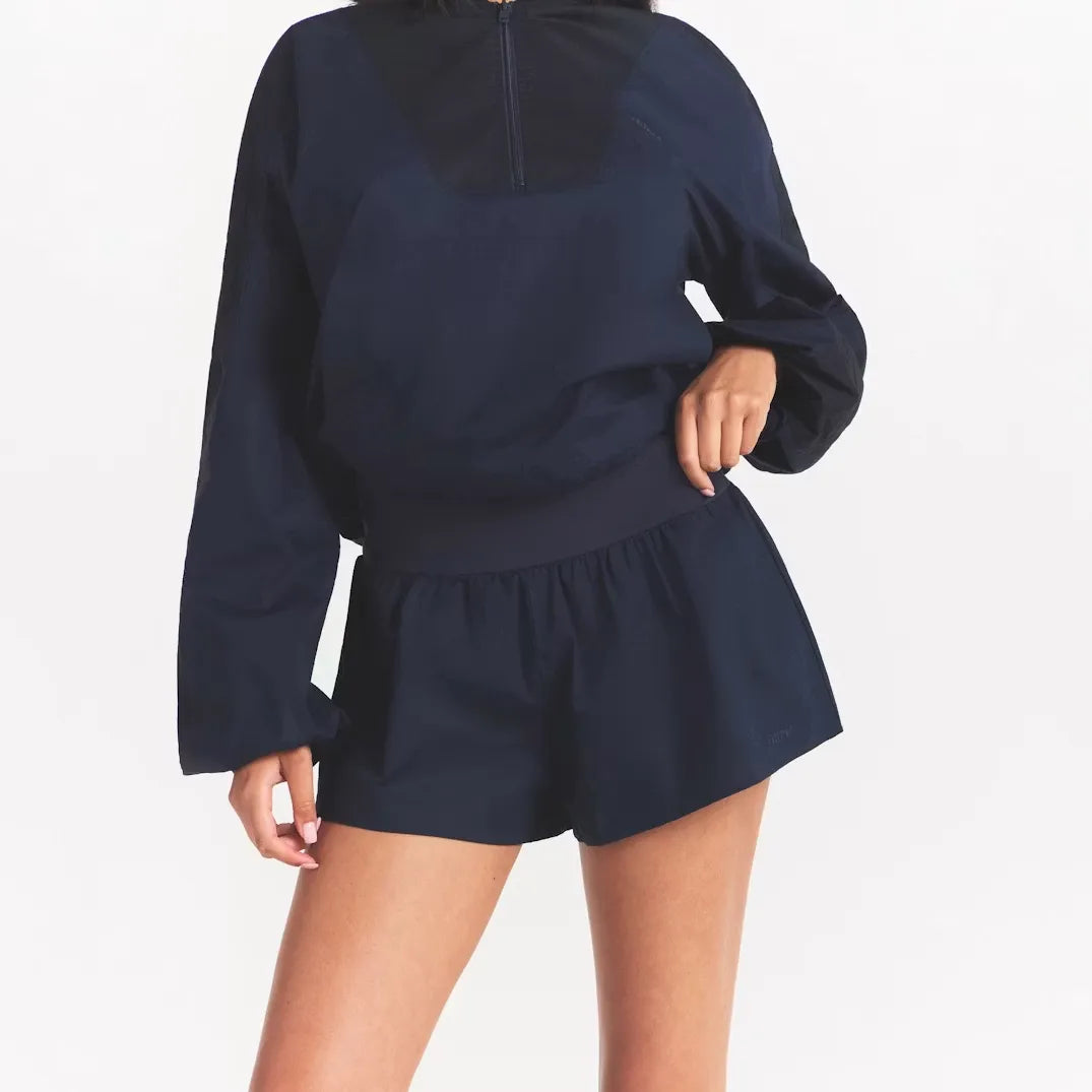 Woven cotton flutter short-SKIMS-Verso