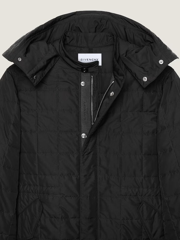Couture Seam Quilted Parka with Givenchy Paris-GIVENCHY-Verso