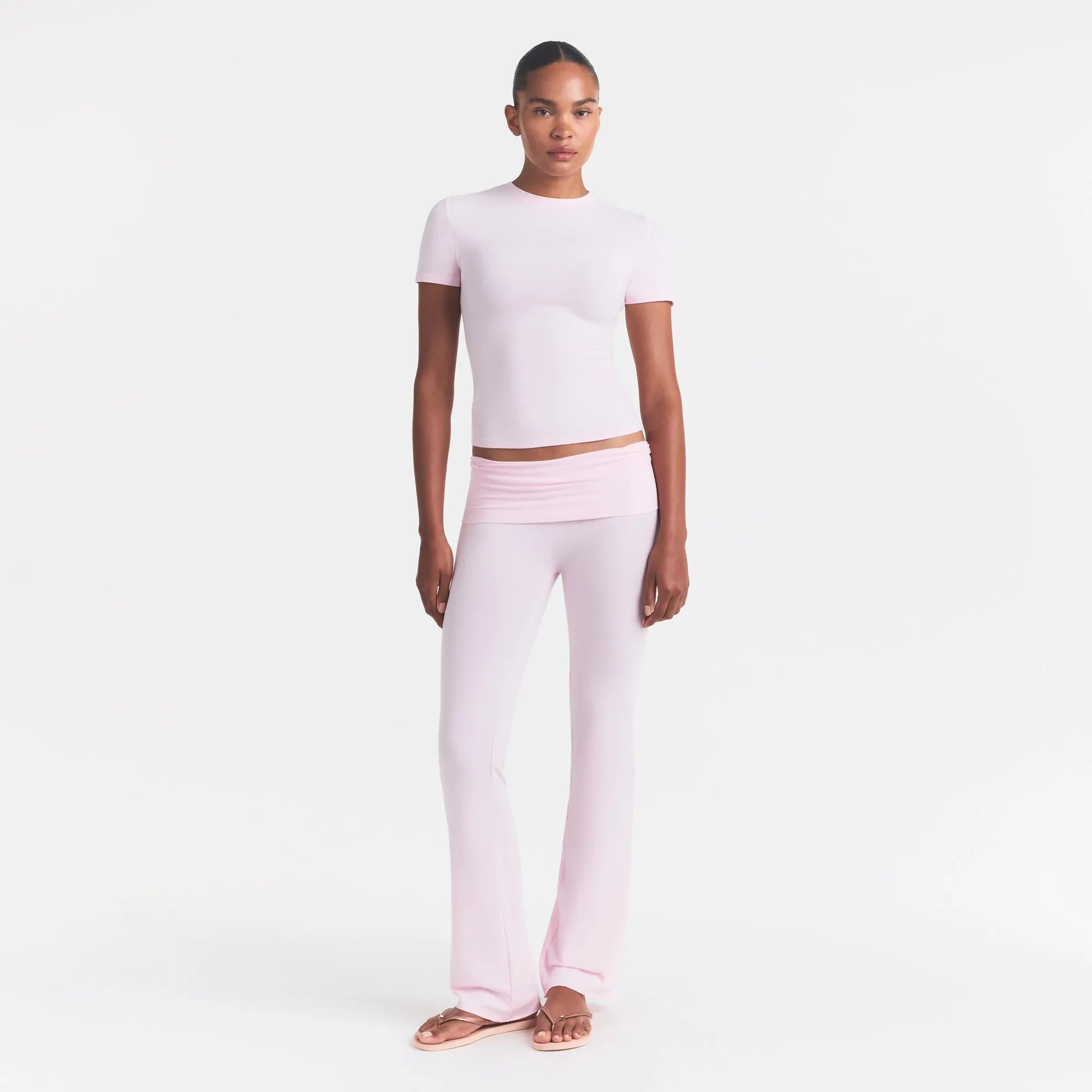 Cotton jersey t-shirt-SKIMS-Verso