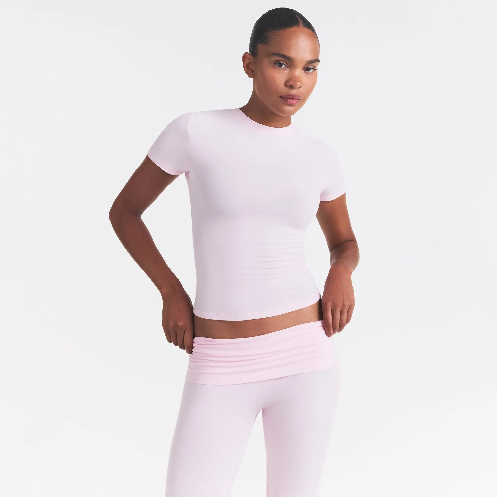 Cotton jersey t-shirt-SKIMS-Verso