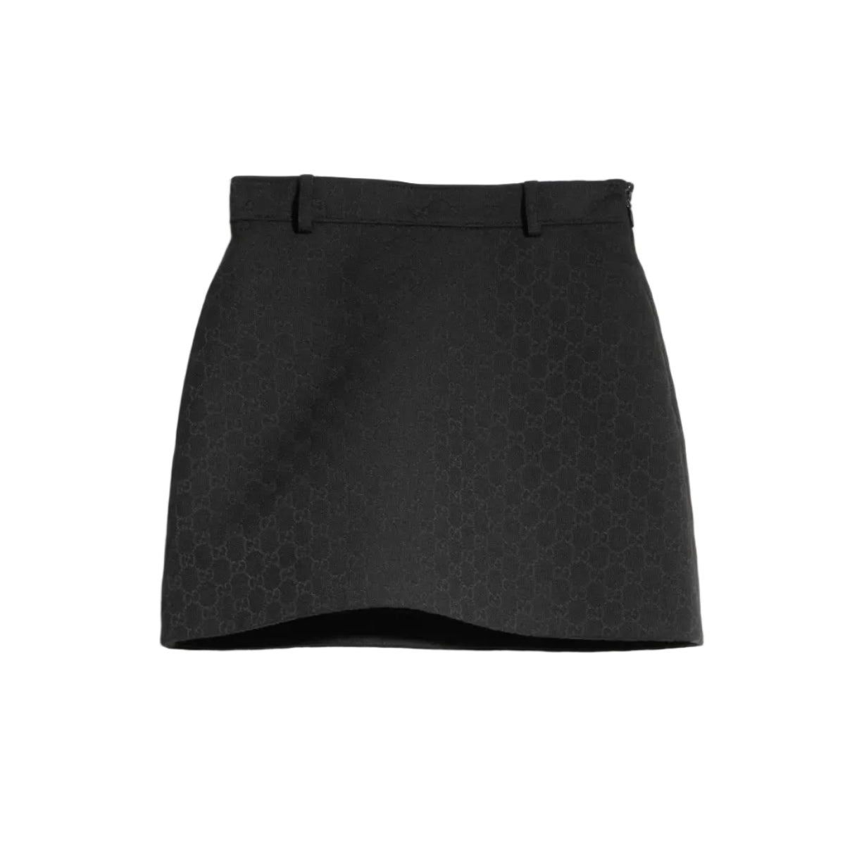 Gg cotton blend mini skirt