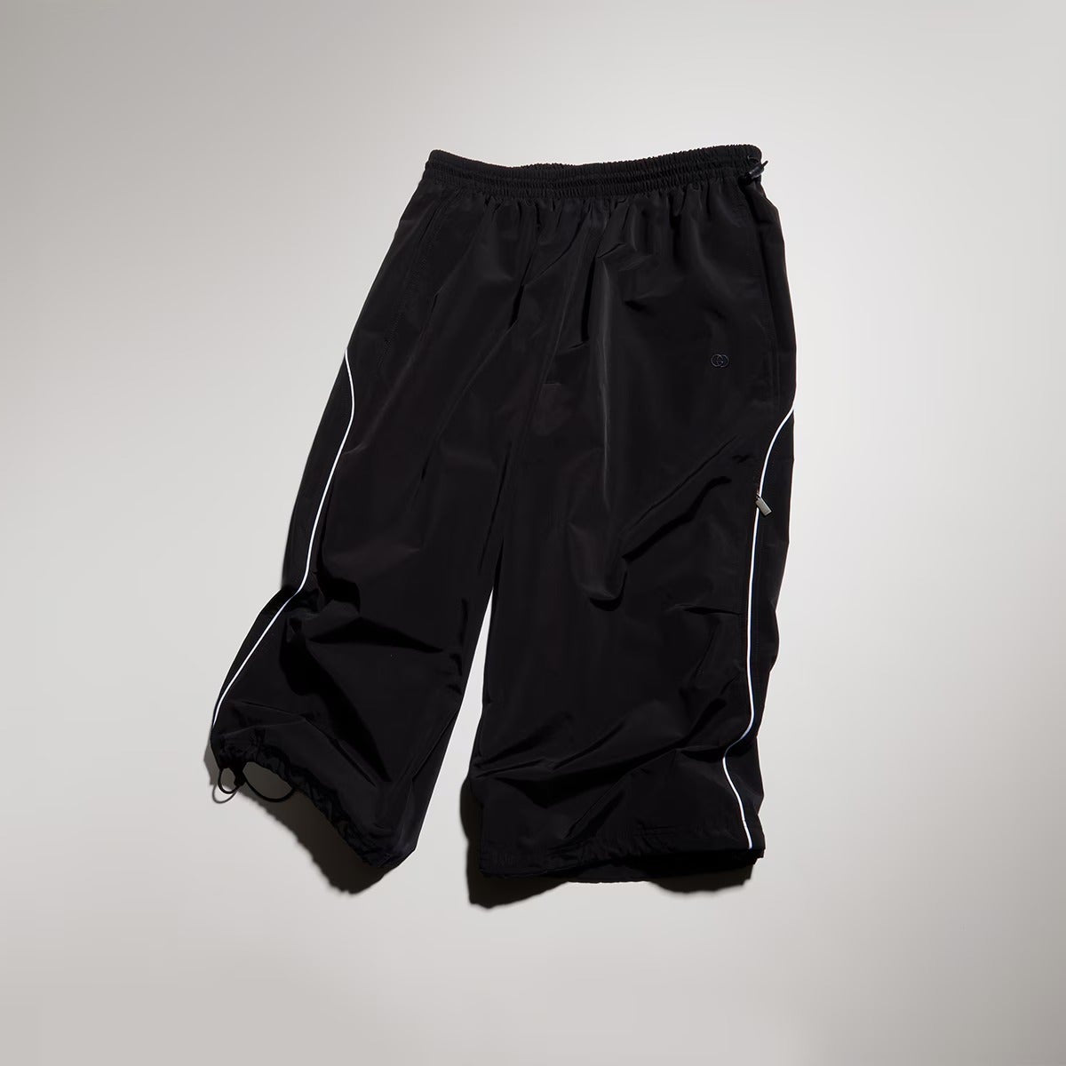 Cotton nylon bermuda with embroidery-GUCCI-Verso