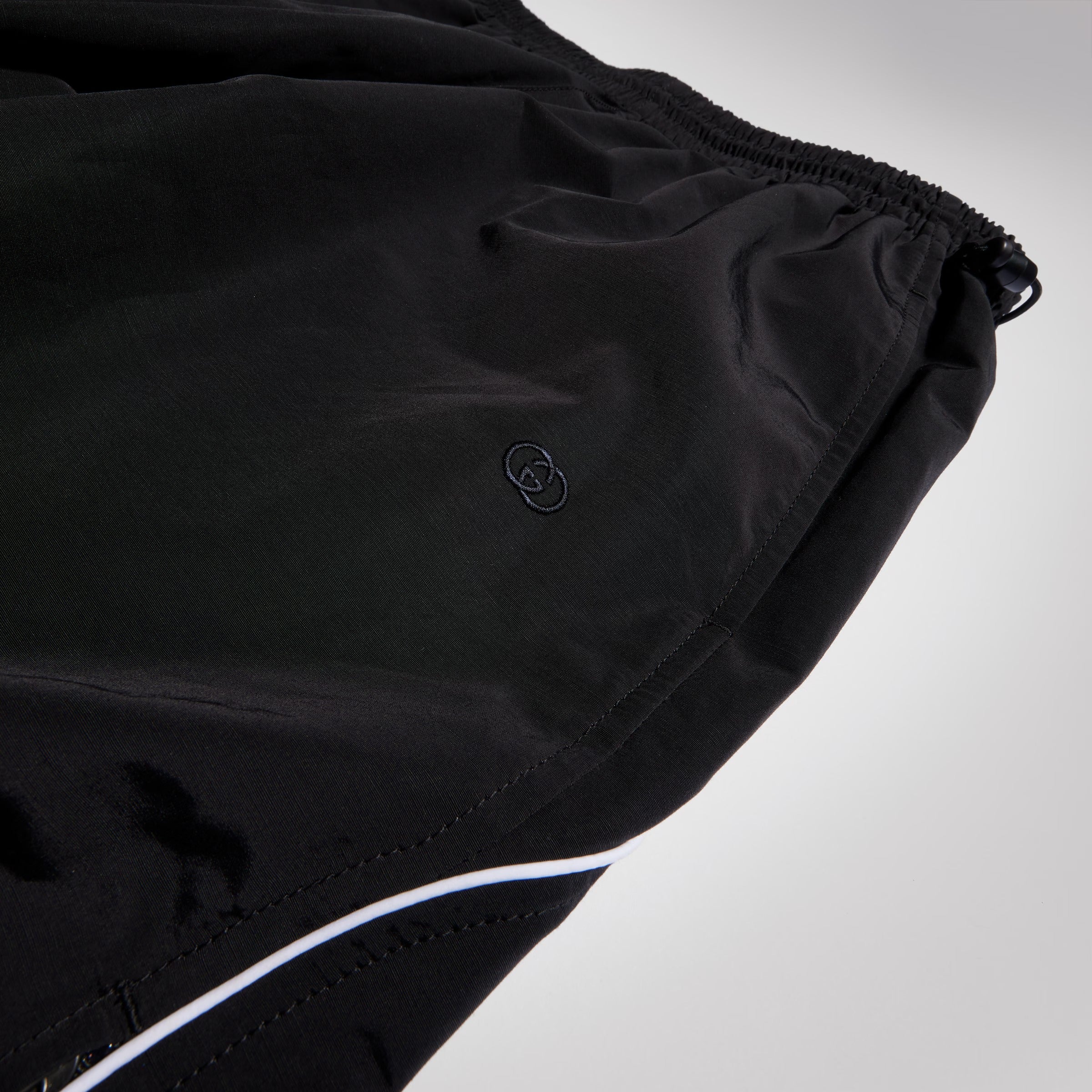 Cotton nylon bermuda with embroidery-GUCCI-Verso