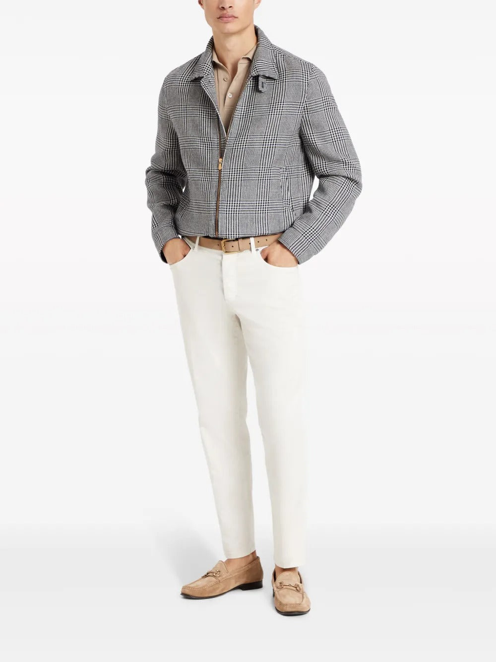 Mid-rise Straight-leg Trousers-BRUNELLO CUCINELLI-Verso