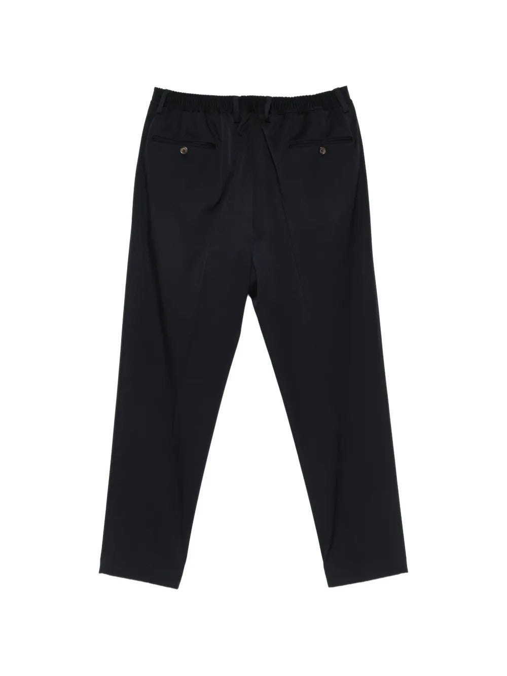 Wool canvas trousers-DOLCE&GABBANA-Verso
