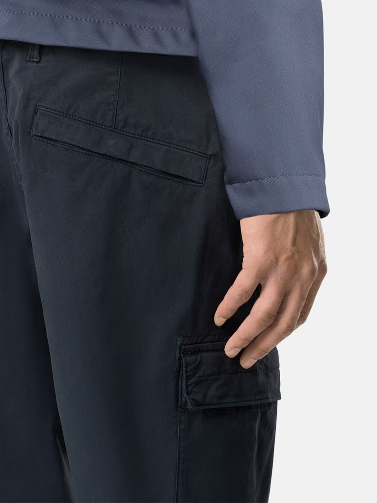 Regular-tapered-fit cargo trousers-STONE ISLAND-Verso