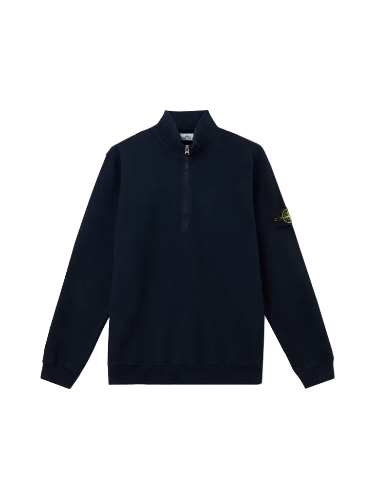 Half-zip cotton sweatshirt