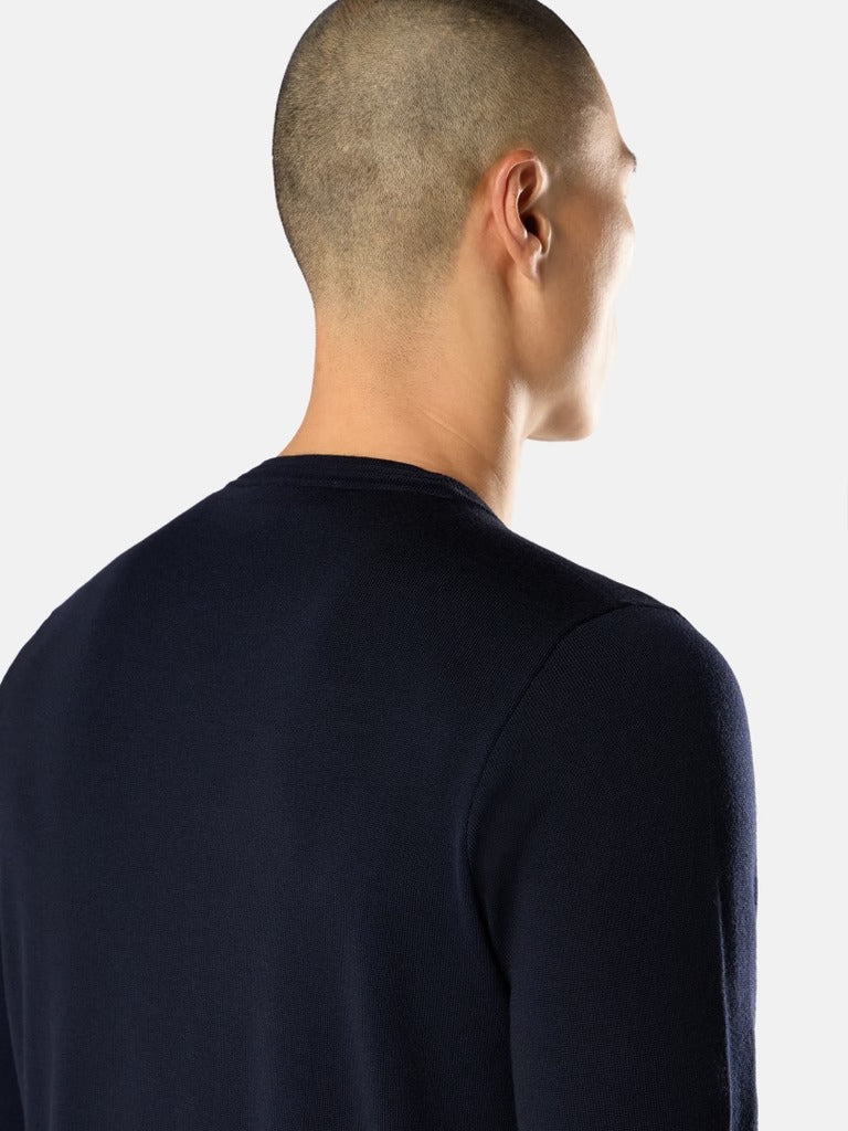 Regular-fit crewneck jumper-STONE ISLAND-Verso